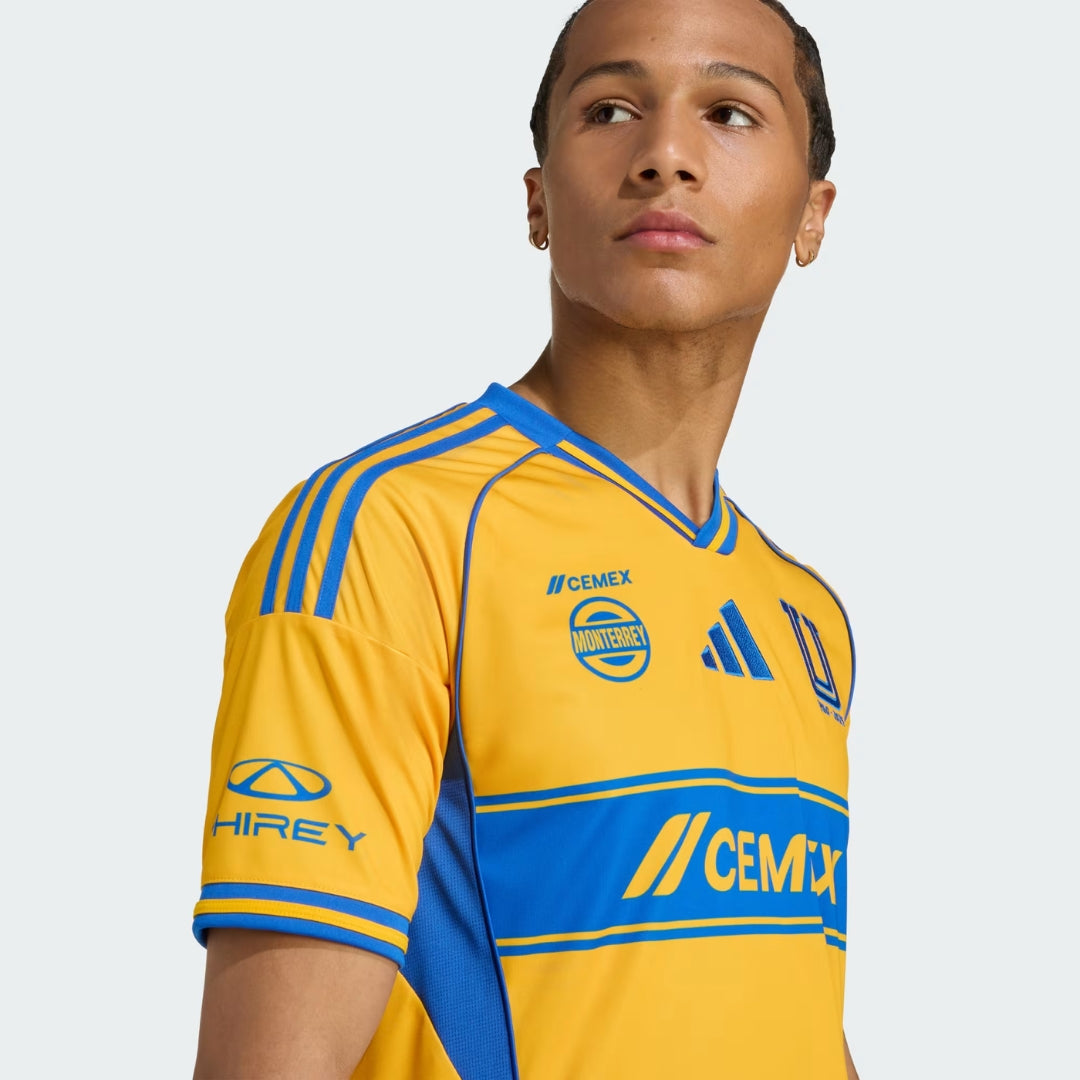 adidas Tigres UANL 25/26 Home Jersey (Gold/Blue)