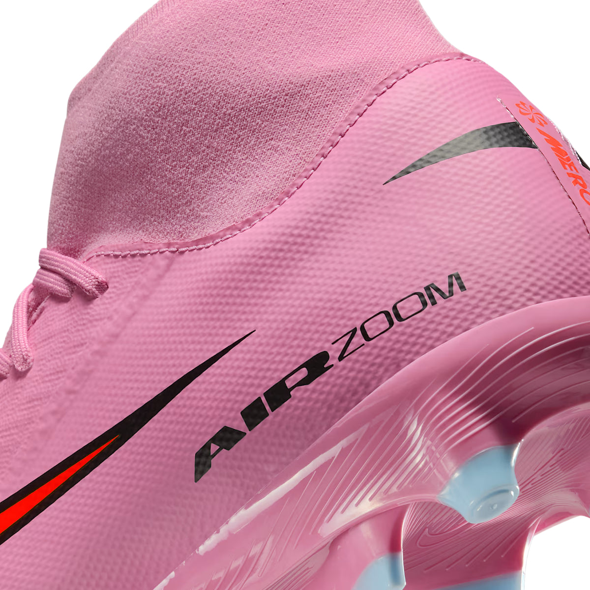 Nike Zoom Superfly 10 Academy FG/MG Soccer Cleats (Magic Flamingo/Black-Total Crimson)