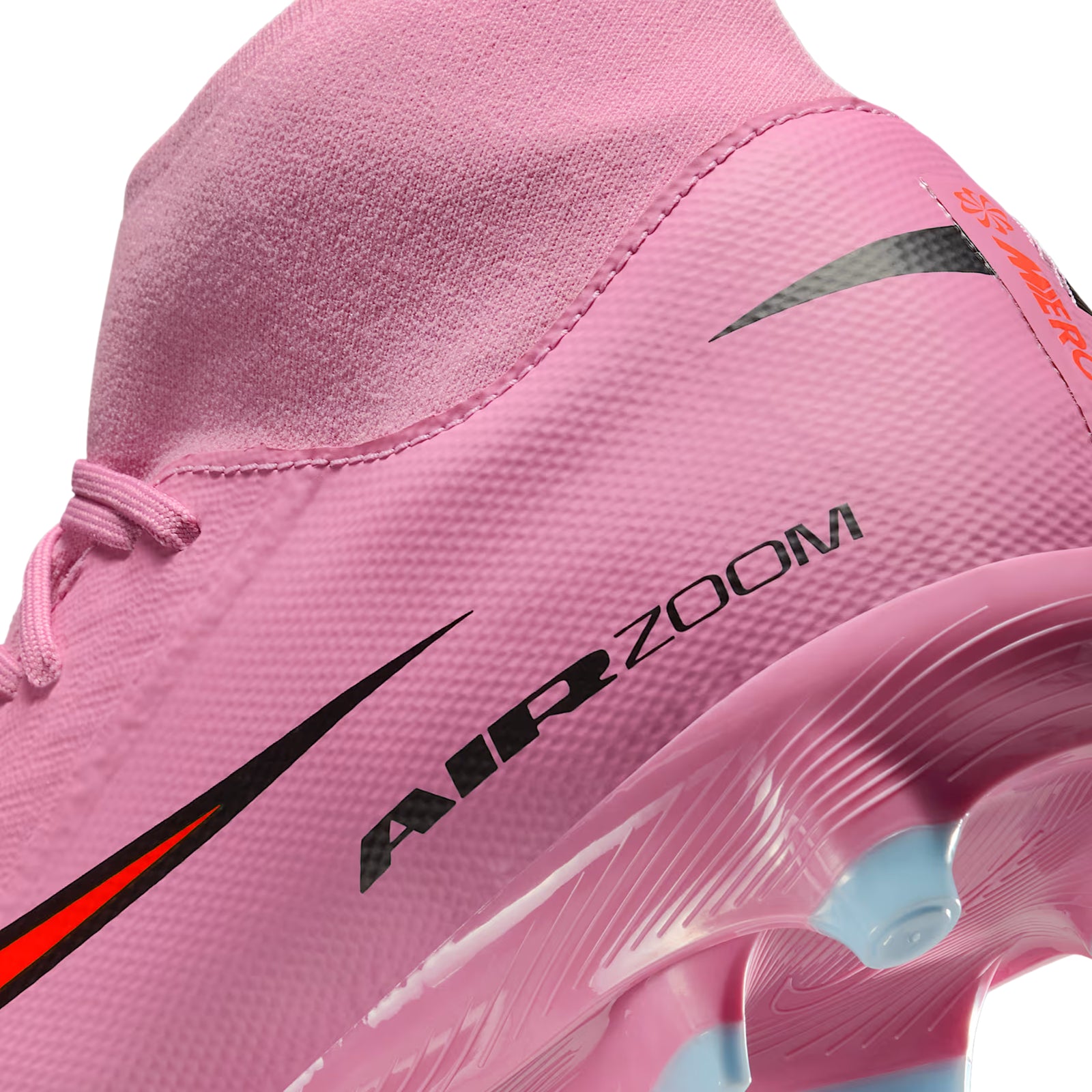 Nike Zoom Superfly 10 Academy FG/MG Soccer Cleats (Magic Flamingo/Black-Total Crimson)