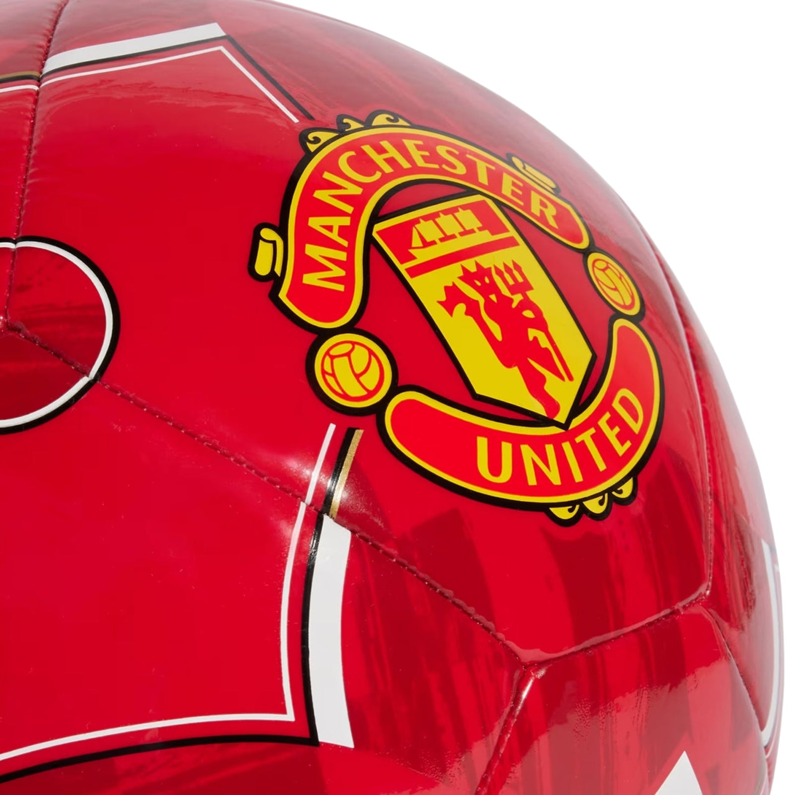 adidas Manchester United 25/26 Club Home Ball (Red/Black)