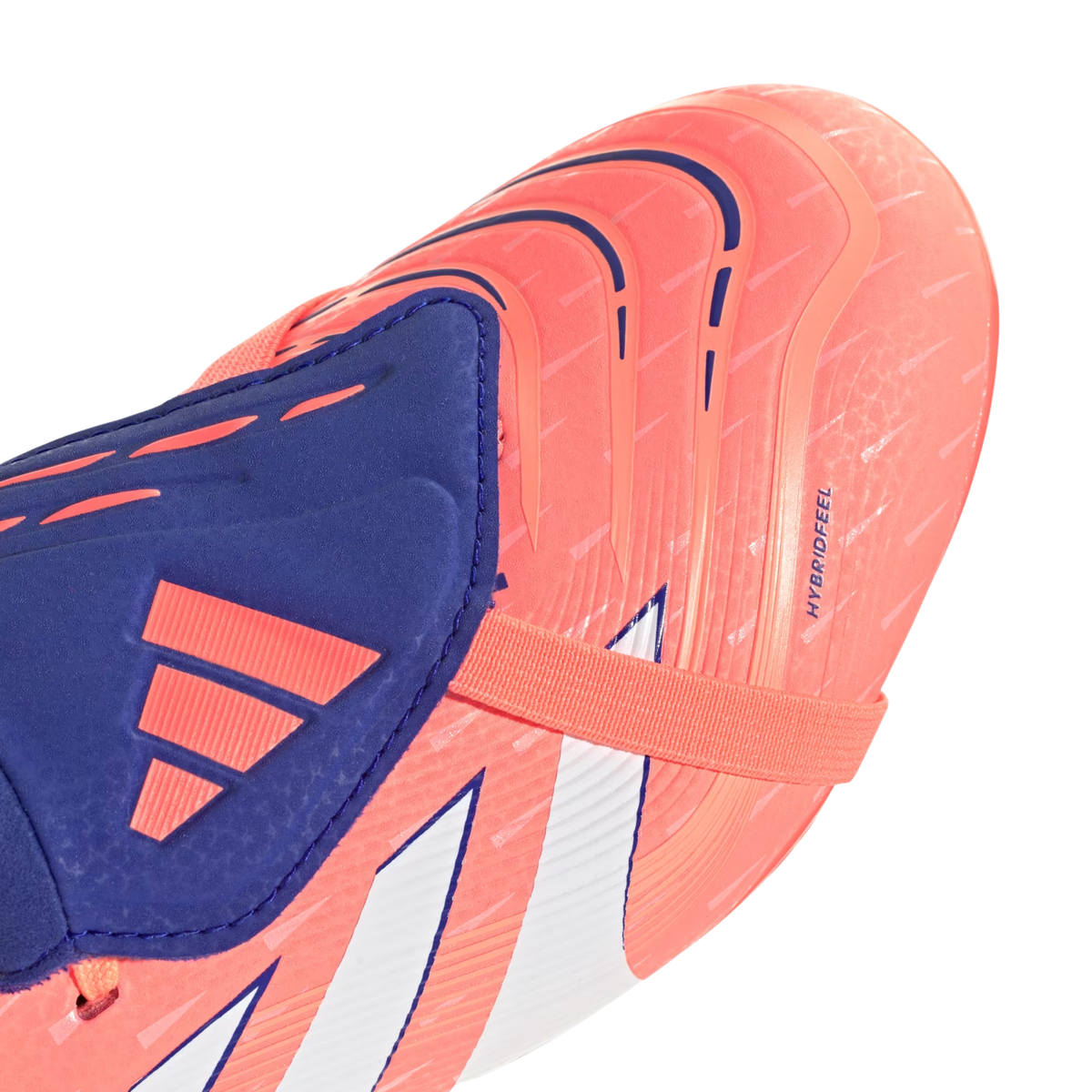 adidas Youth Predator League Fold-Over Tongue Firm/Multi Ground Junior Soccer Cleats (Coral/White/Orange)