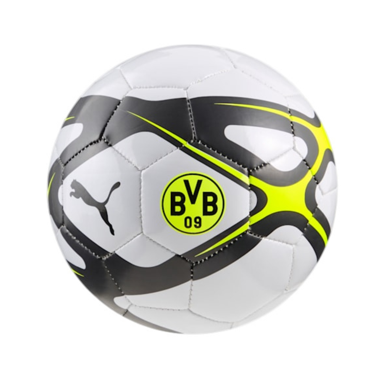 Puma BVB Culture Mini Soccer Ball (Silver Mist/Puma Black)