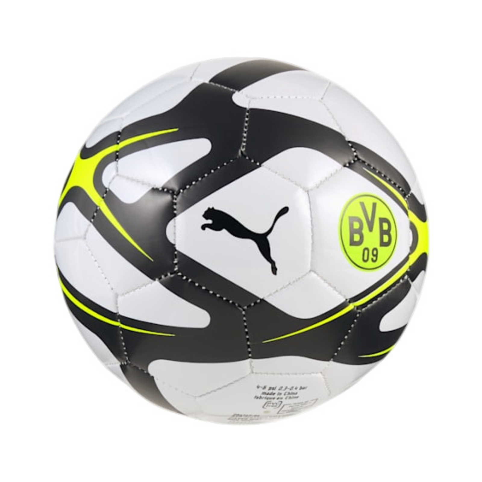 Puma BVB Culture Mini Soccer Ball (Silver Mist/Puma Black)