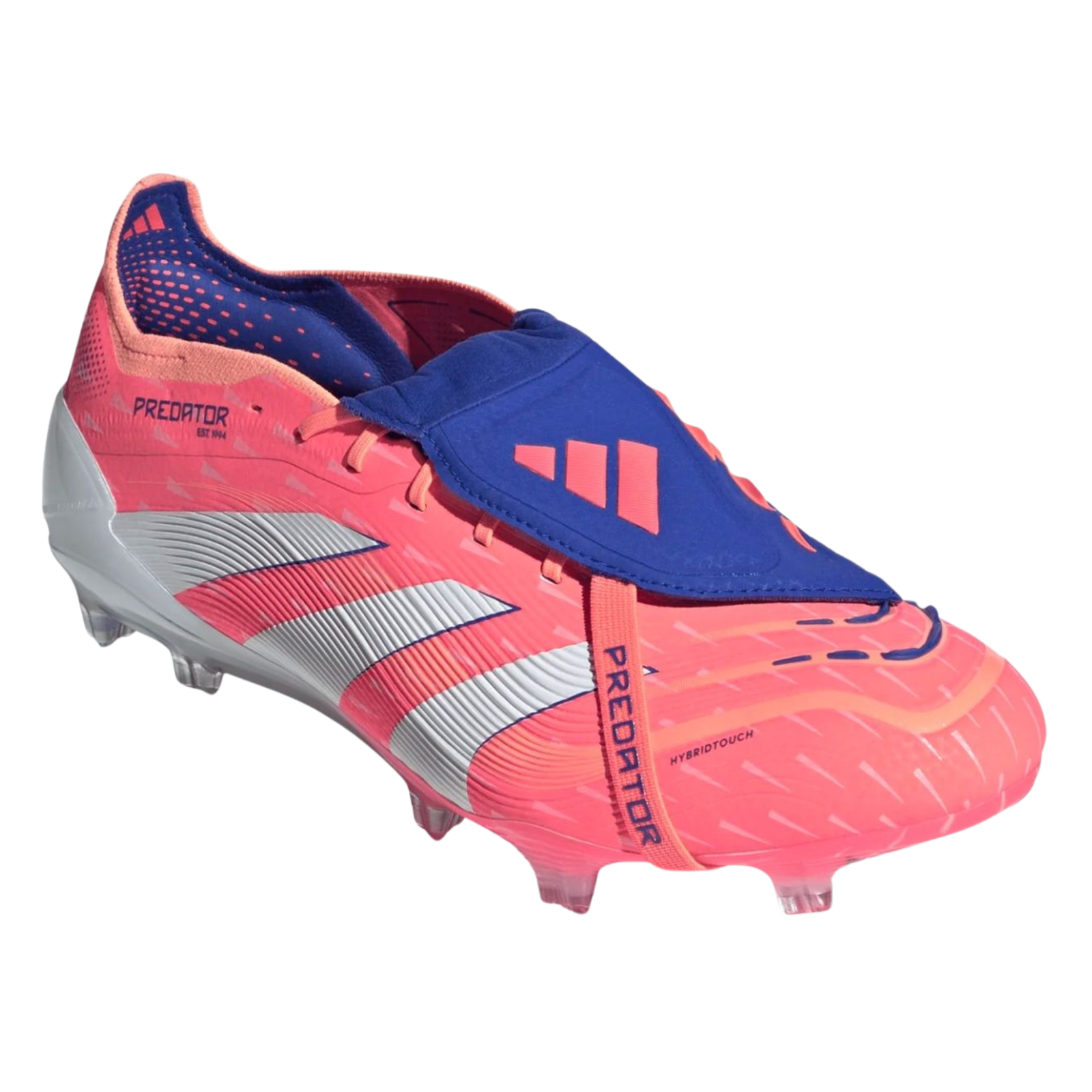 adidas Predator Elite Fold-Over Tongue Firm Ground Soccer Cleats (Coral/White/Orange)