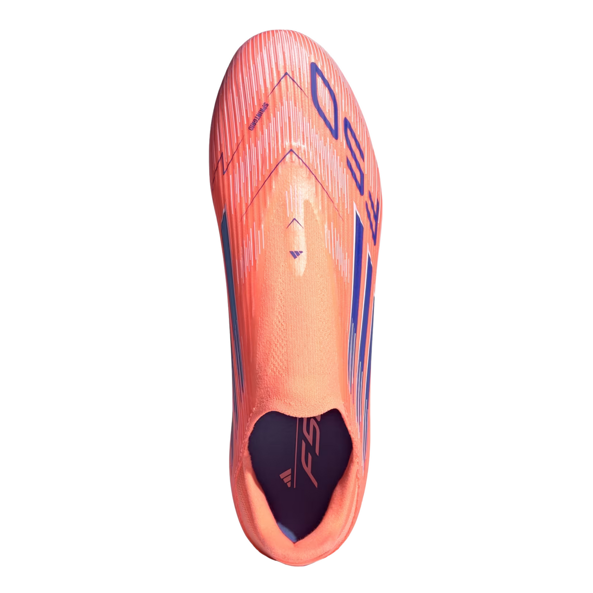 adidas F50 League Laceless FG/MG Soccer Cleats (Orange/Lucid Blue/White)