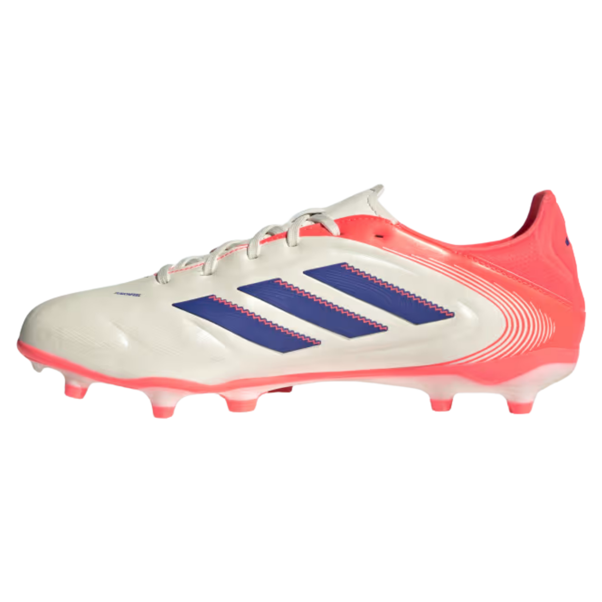 adidas Copa Pure III League Firm/Multi Ground Soccer Cleats (Off White/Blue/Orange)