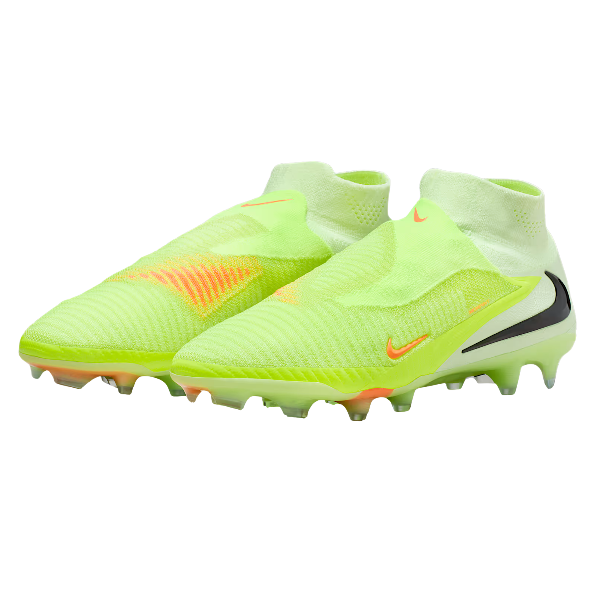 Nike Phantom 6 High Elite Firm Ground Soccer Cleats (Hyper Crimson/Black/Limelight)