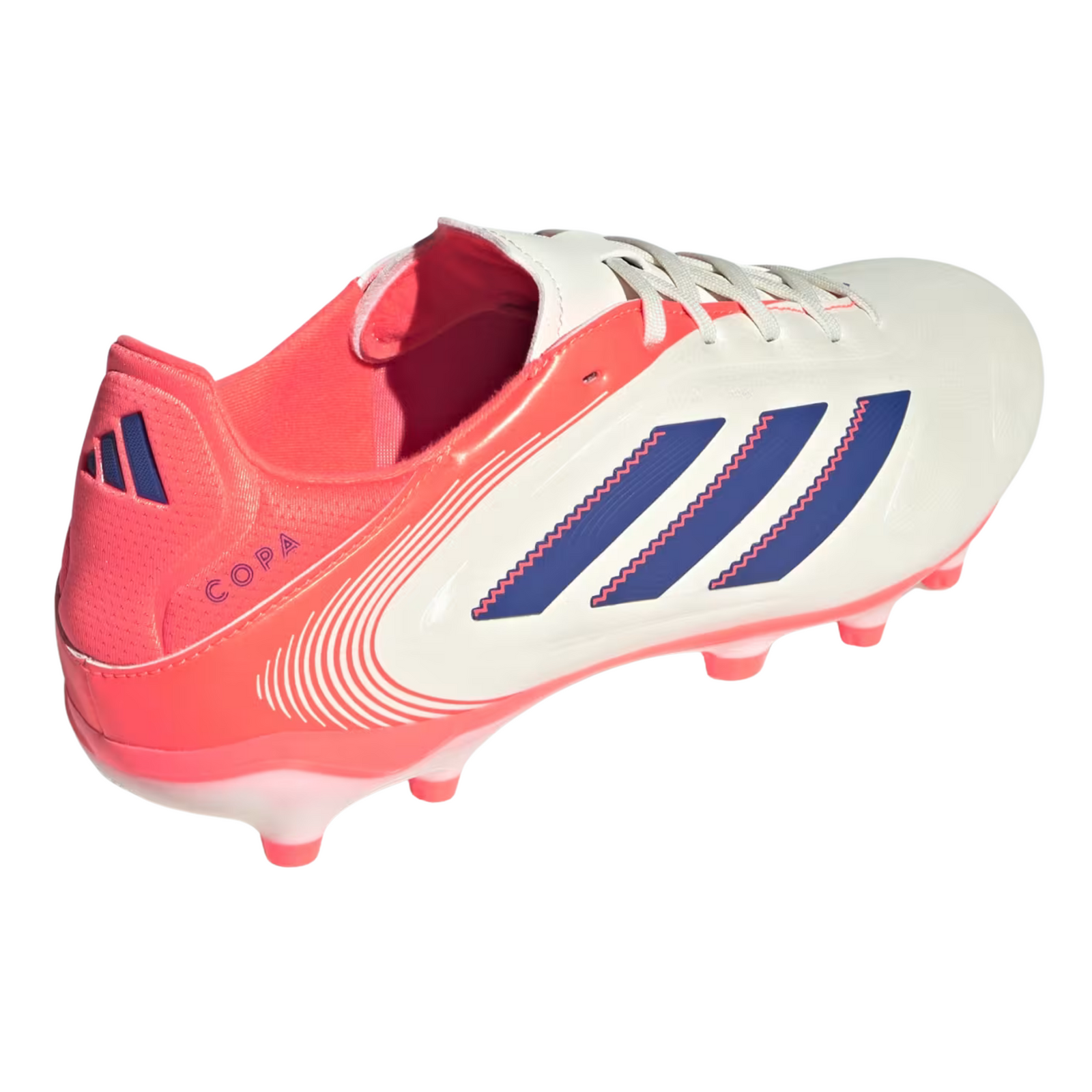 adidas Copa Pure III League Firm/Multi Ground Soccer Cleats (Off White/Blue/Orange)
