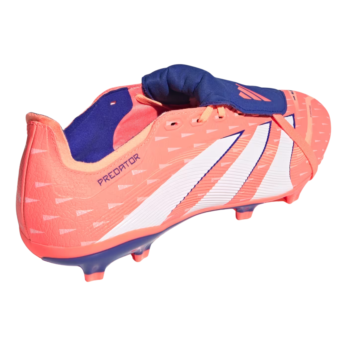 adidas Predator League Fold-Over Tongue FG/MG Soccer Cleats (Coral/White/Orange)