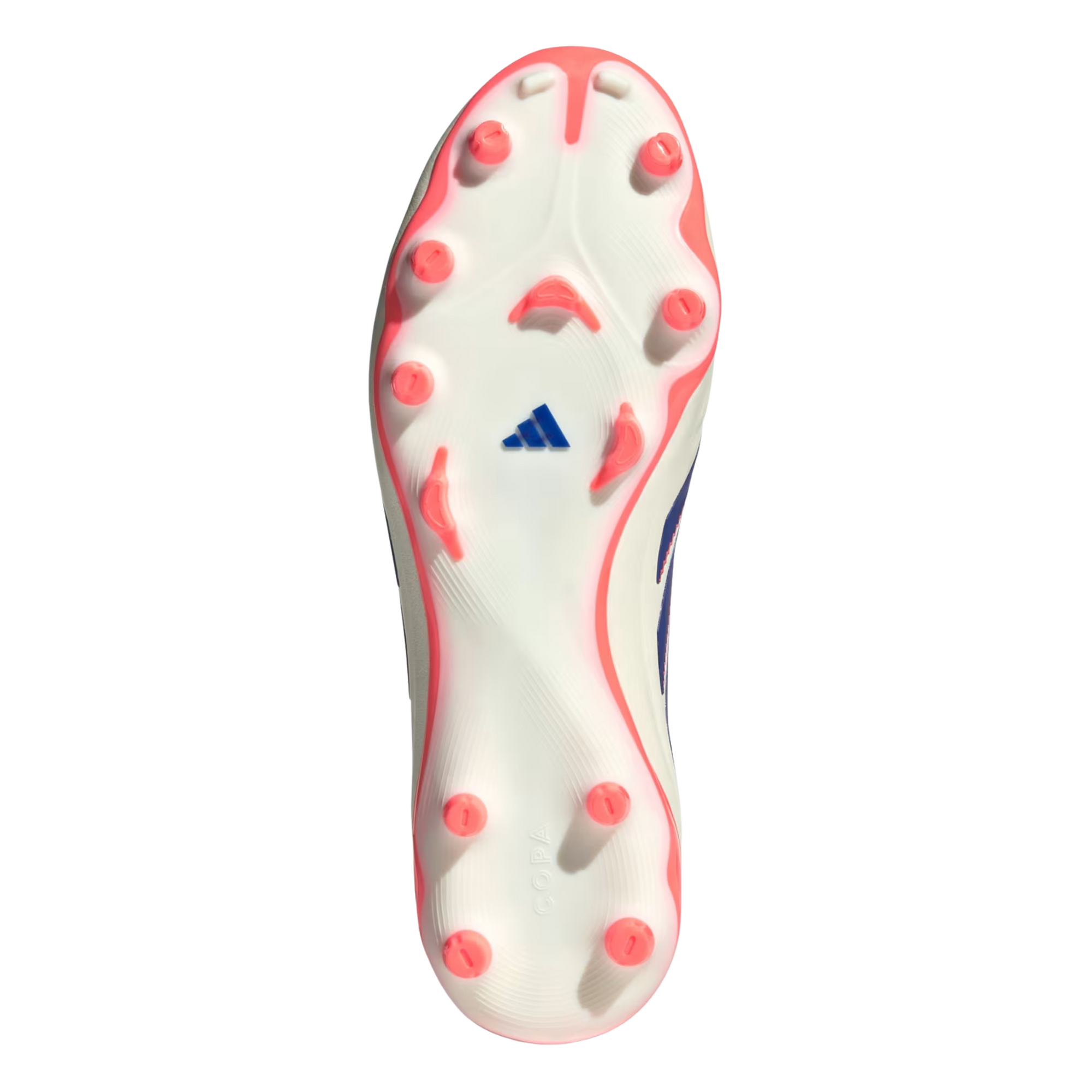 adidas Copa Pure III League Firm/Multi Ground Soccer Cleats (Off White/Blue/Orange)