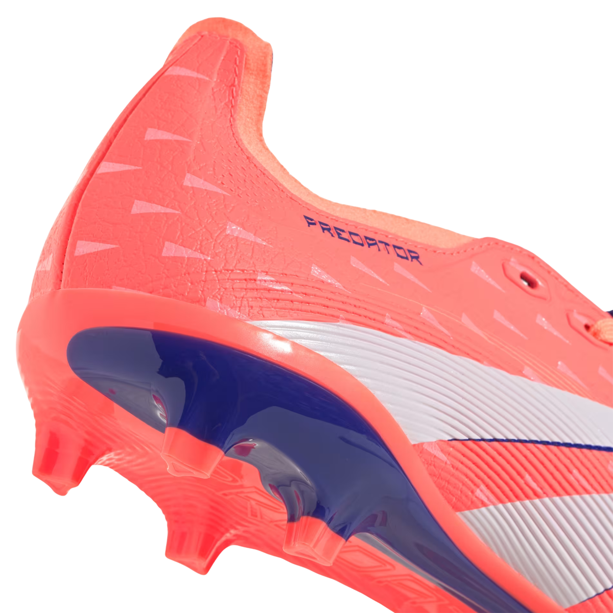 adidas Predator League Fold-Over Tongue FG/MG Soccer Cleats (Coral/White/Orange)