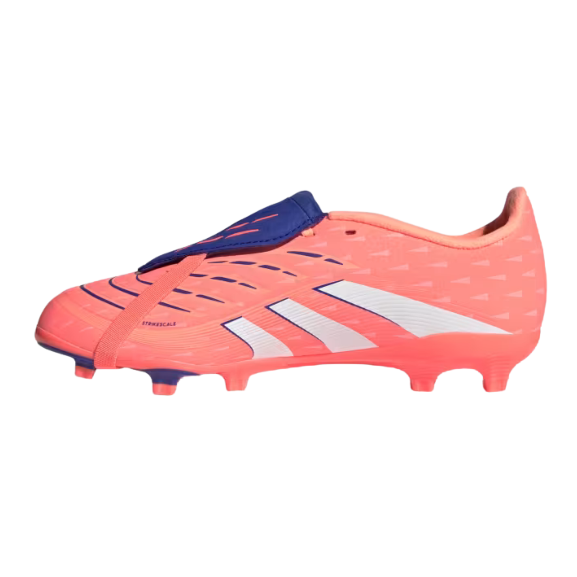 adidas Youth Predator League Fold-Over Tongue Firm/Multi Ground Junior Soccer Cleats (Coral/White/Orange)