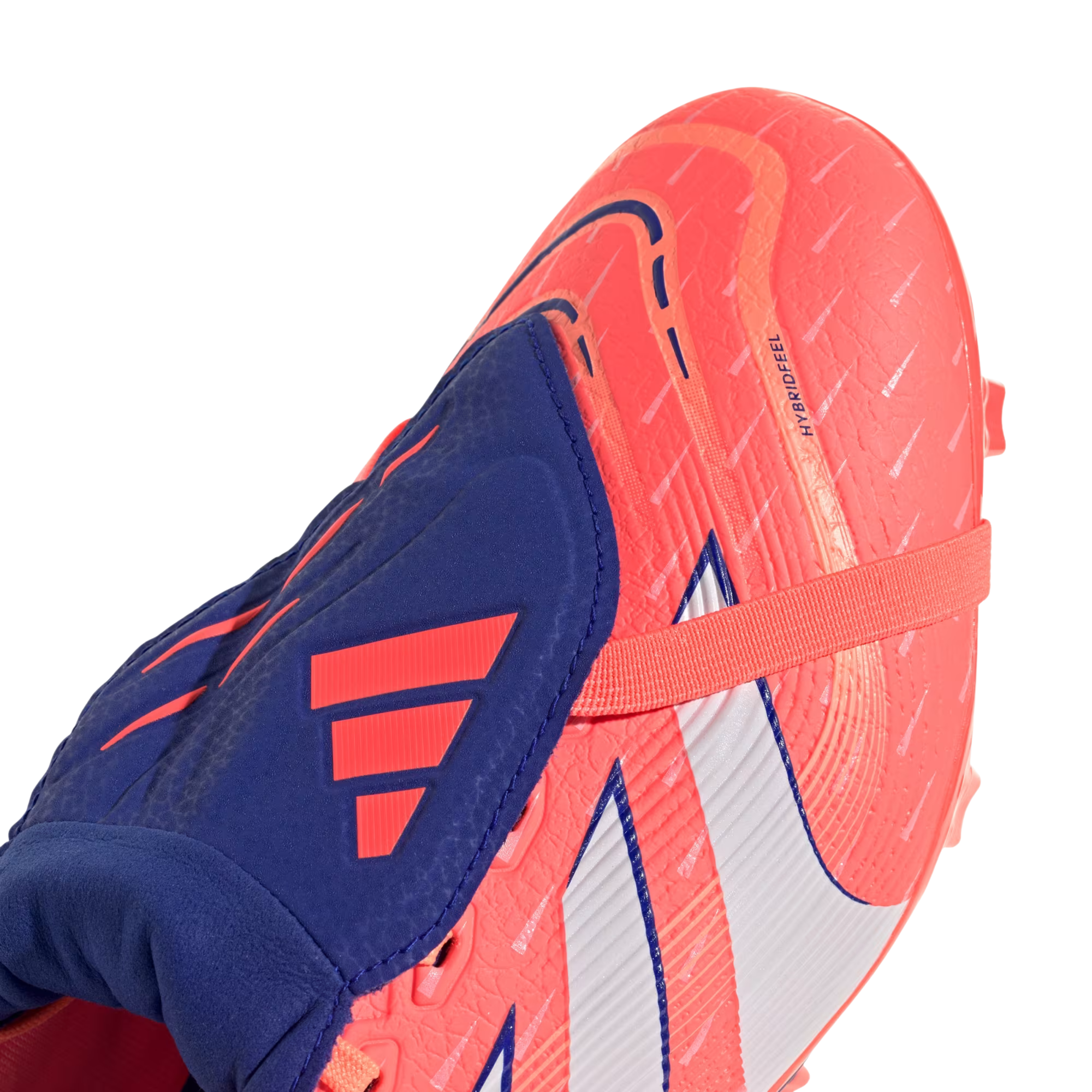 adidas Predator League Fold-Over Tongue FG/MG Soccer Cleats (Coral/White/Orange)