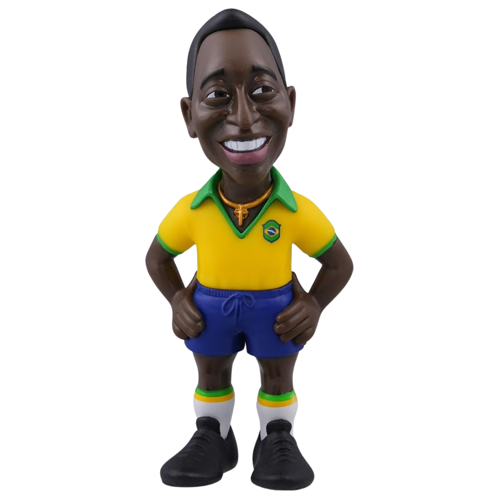 MINIX Brazil Pelé Crown Collectible Figure (Yellow)