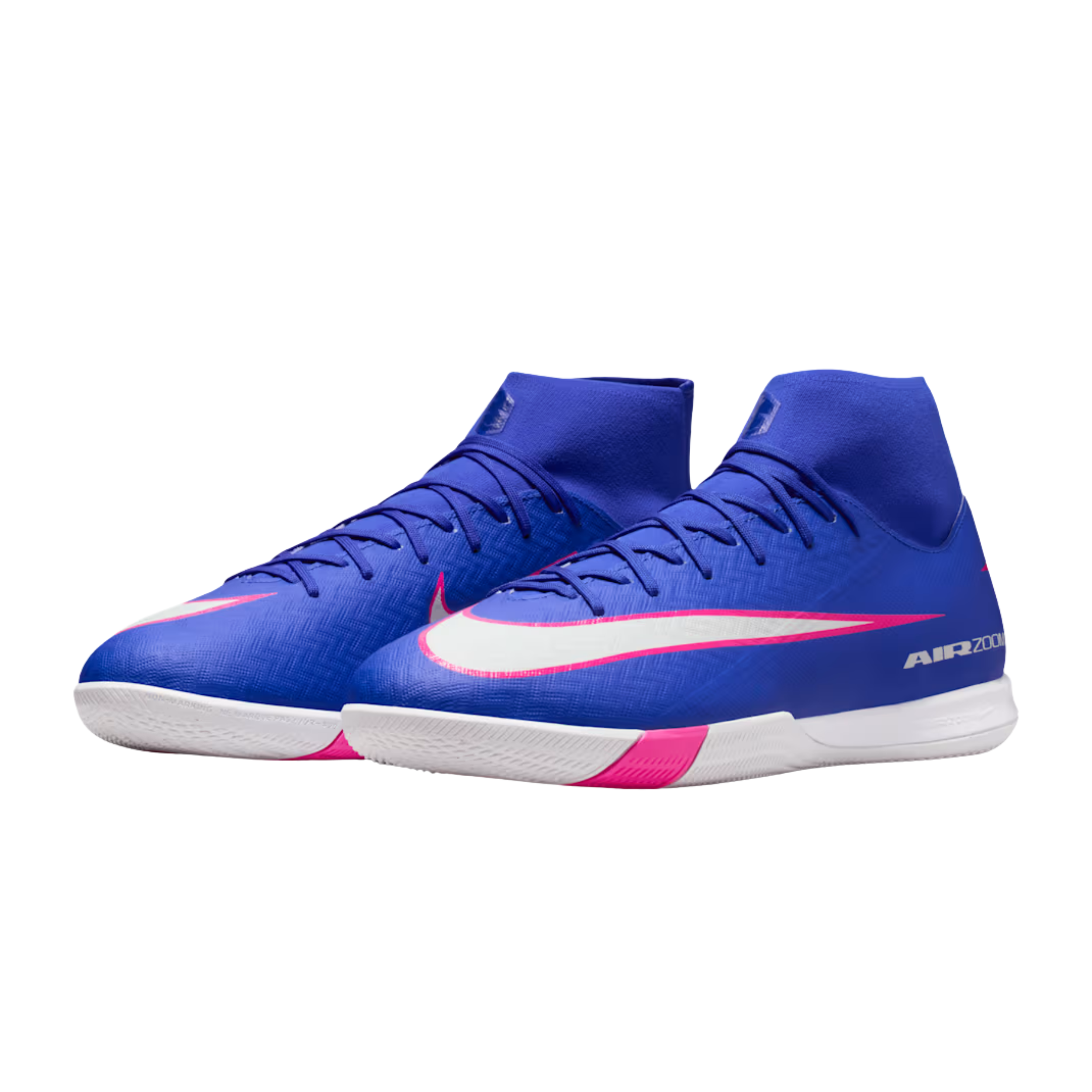 Nike Zoom Superfly 10 Academy Indoor Soccer Shoes (Racer Blue/White)