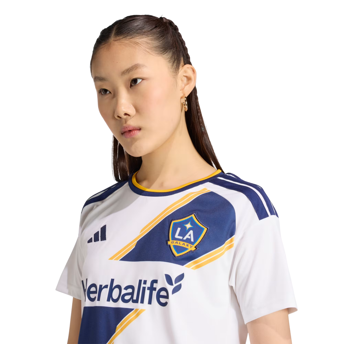adidas Women’s LA Galaxy 26/27 Home Replica Jersey (White)