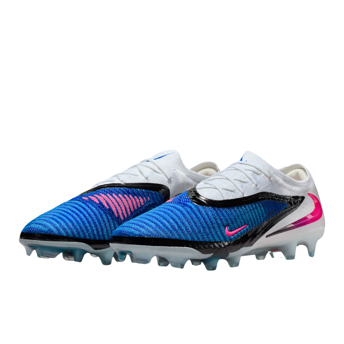 Nike Phantom 6 Low Elite FG Soccer Cleats (Racer Blue/Pink Blast/White)