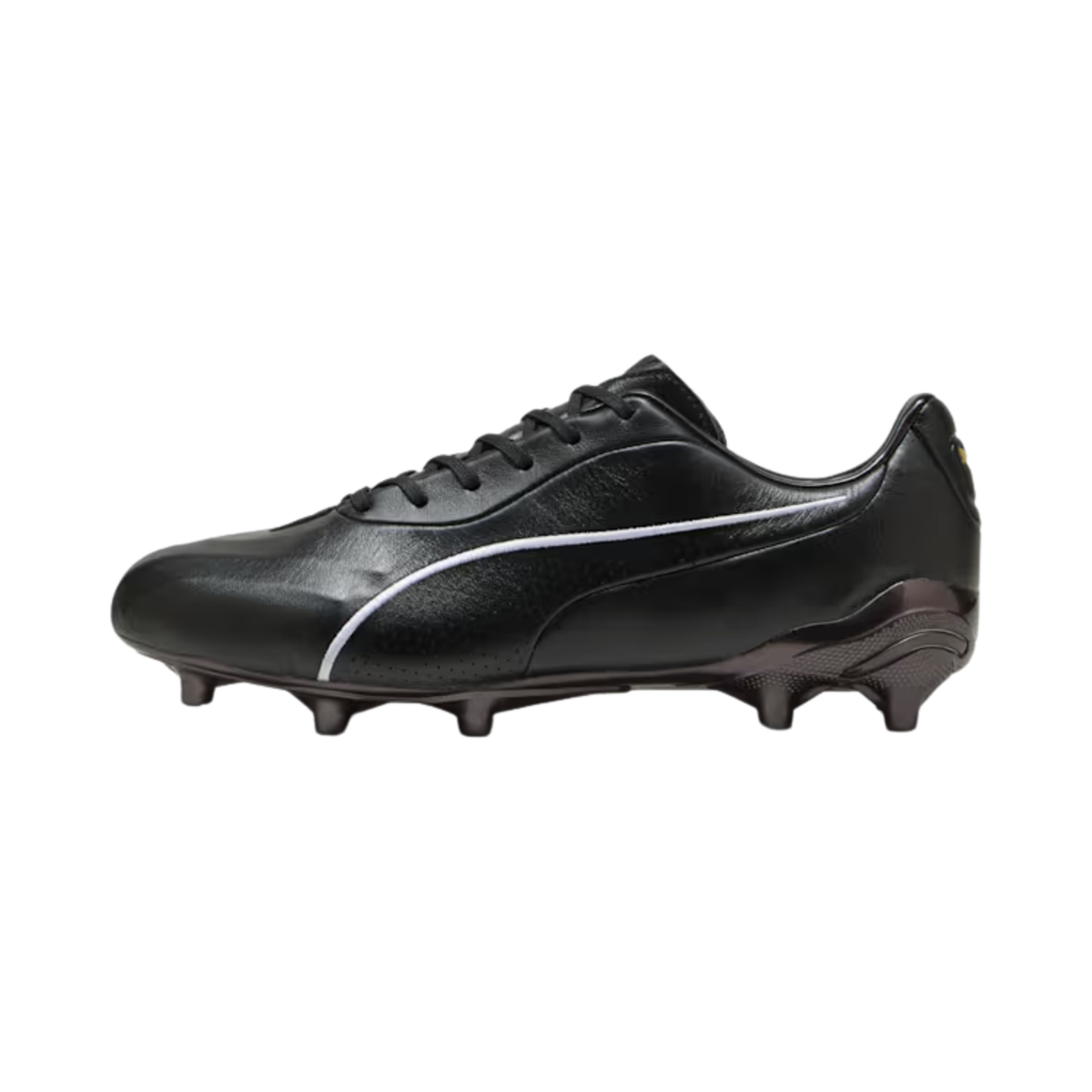 PUMA King Platinum FG/AG Soccer Cleats (Puma Black/Gold)