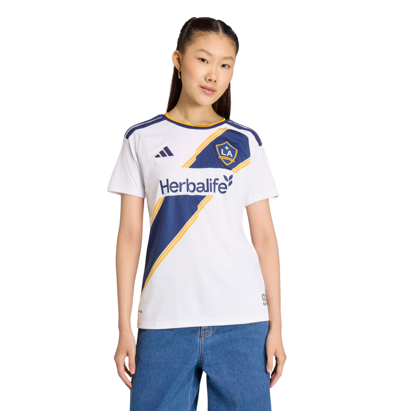adidas Women’s LA Galaxy 26/27 Home Replica Jersey (White)