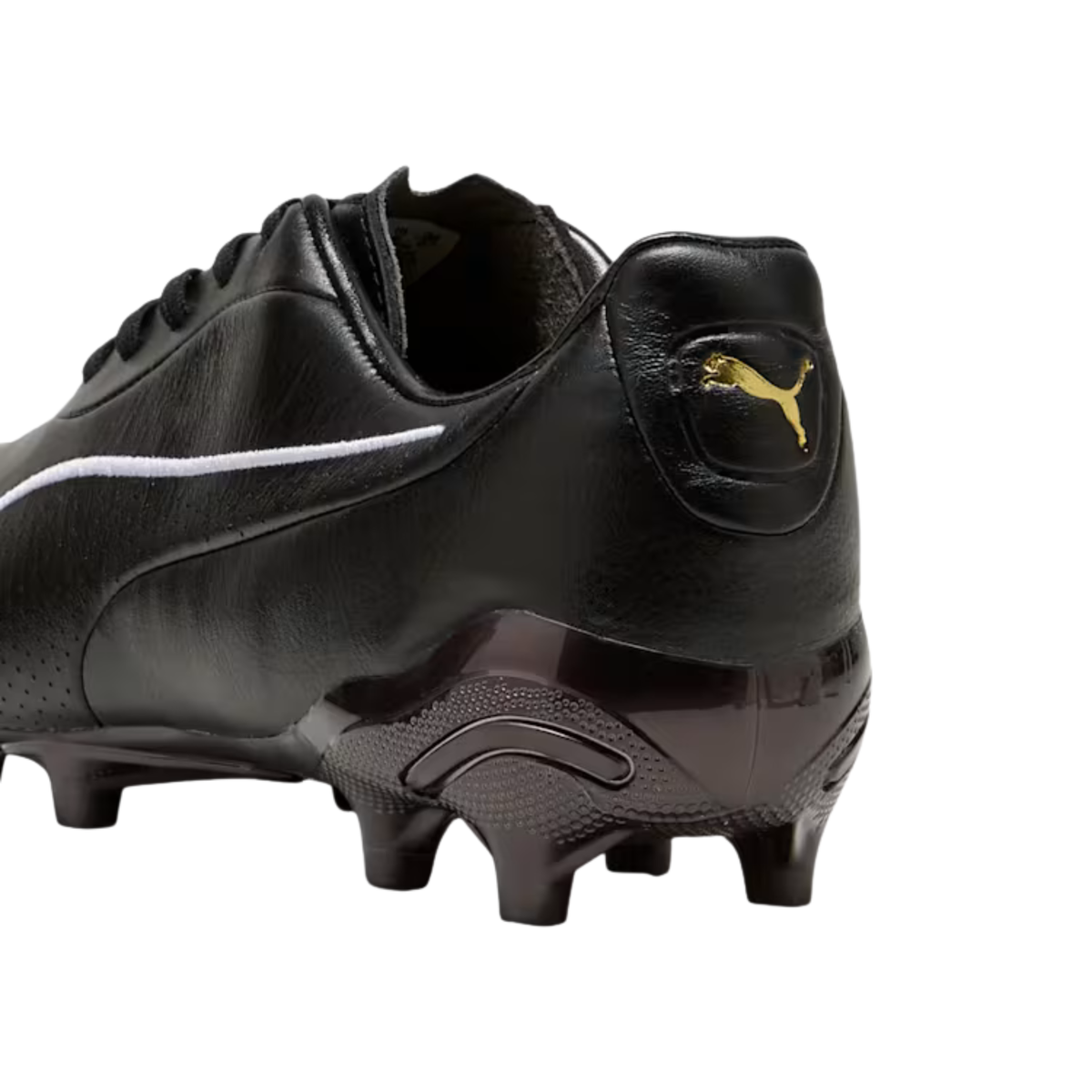 PUMA King Platinum FG/AG Soccer Cleats (Puma Black/Gold)