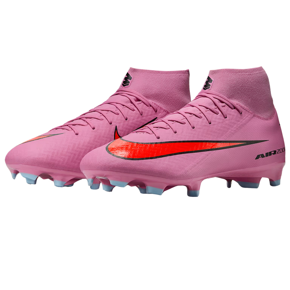 Nike Zoom Superfly 10 Academy FG/MG Soccer Cleats (Magic Flamingo/Black-Total Crimson)