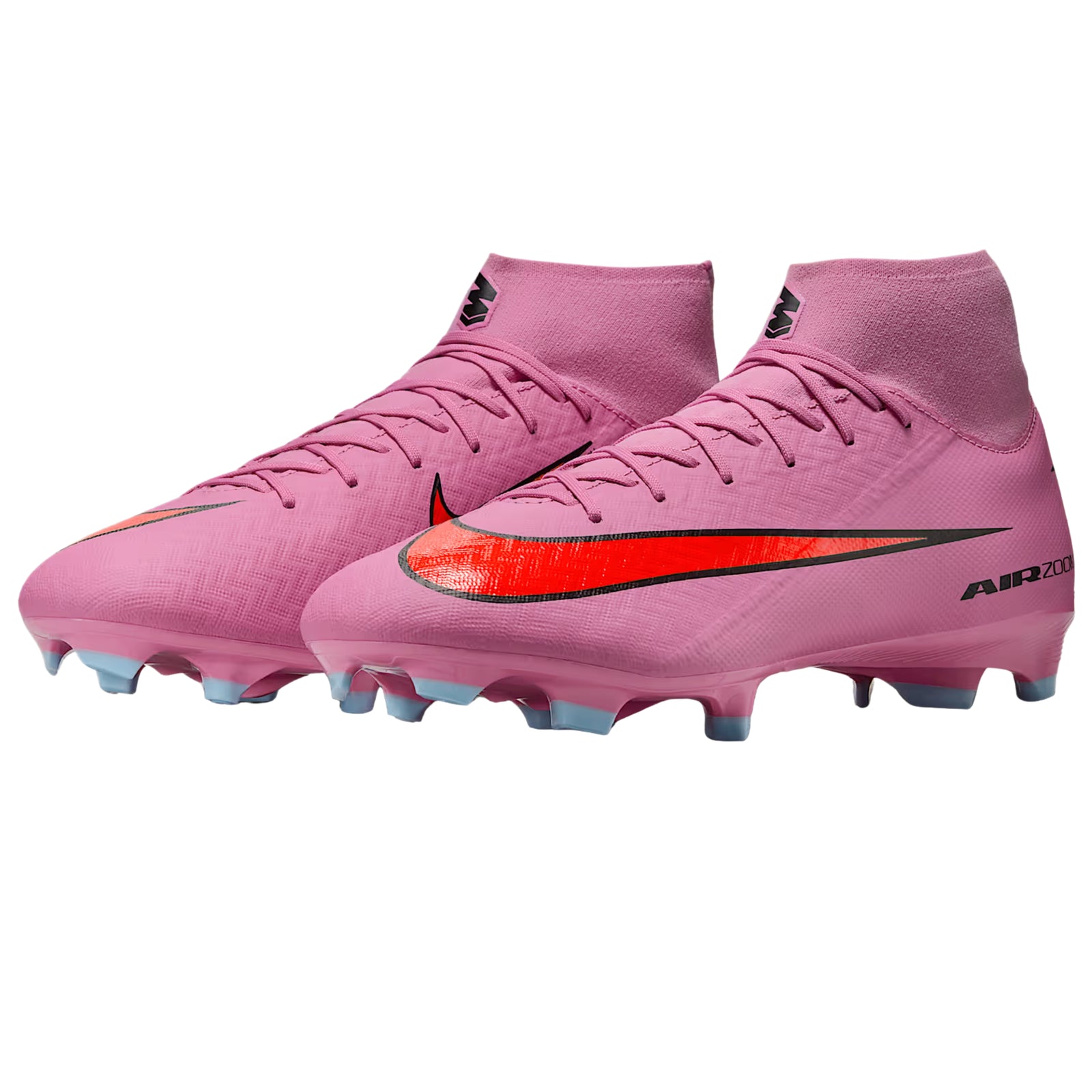 Nike Zoom Superfly 10 Academy FG/MG Soccer Cleats (Magic Flamingo/Black-Total Crimson)