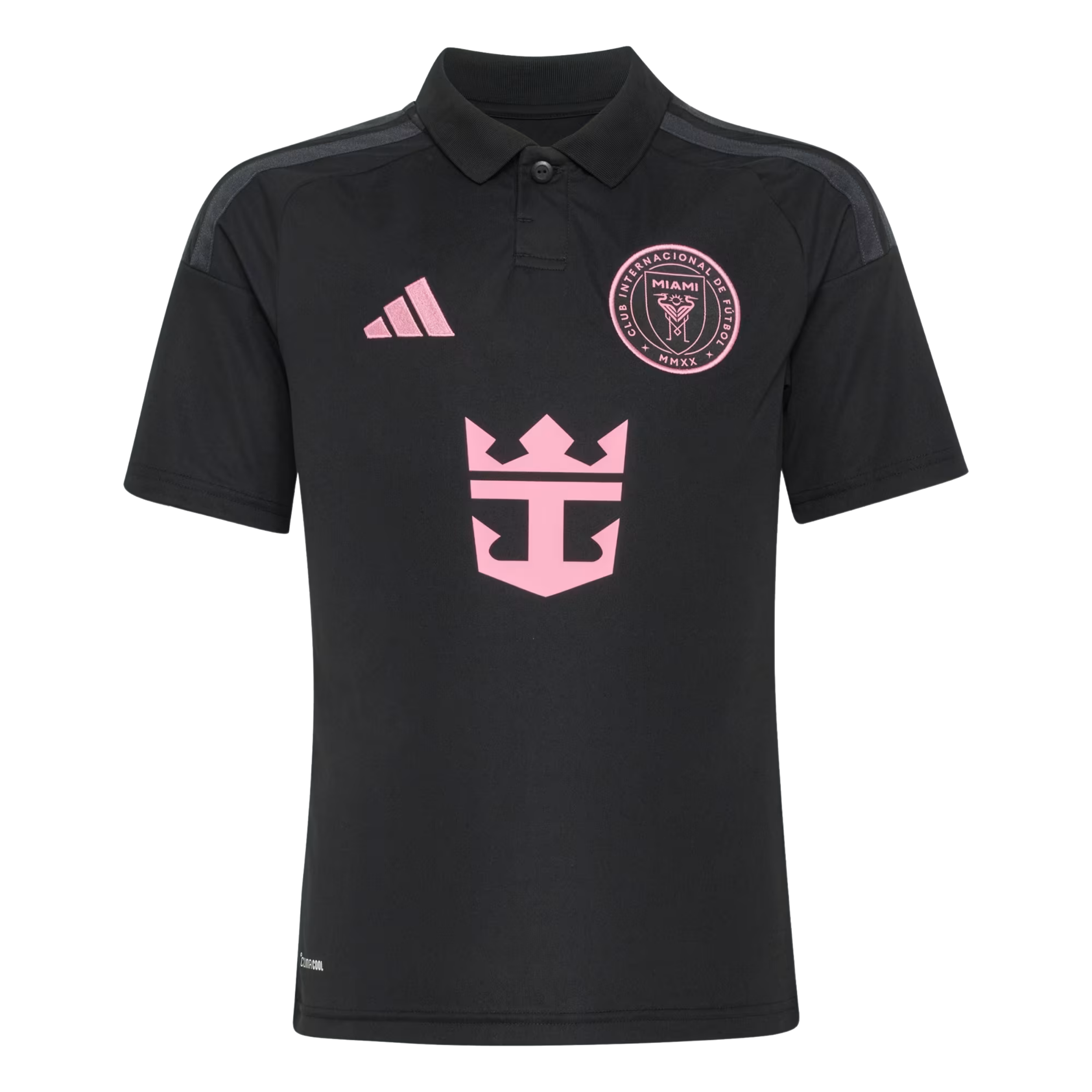 adidas Youth Inter Miami 26/27 Away Jersey (Black/Pink)