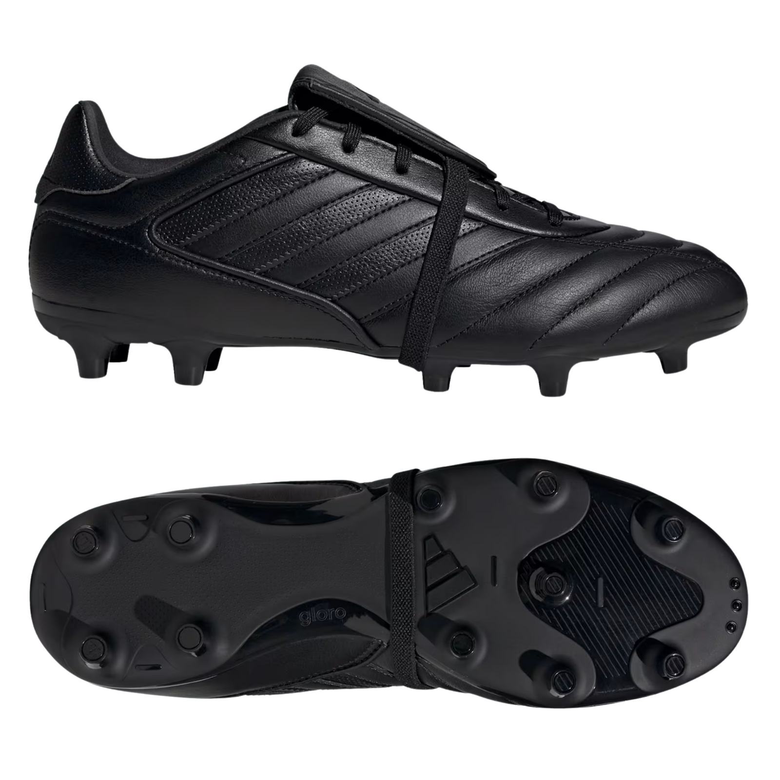 adidas Copa Gloro II FG Soccer Cleats (Black/Black)