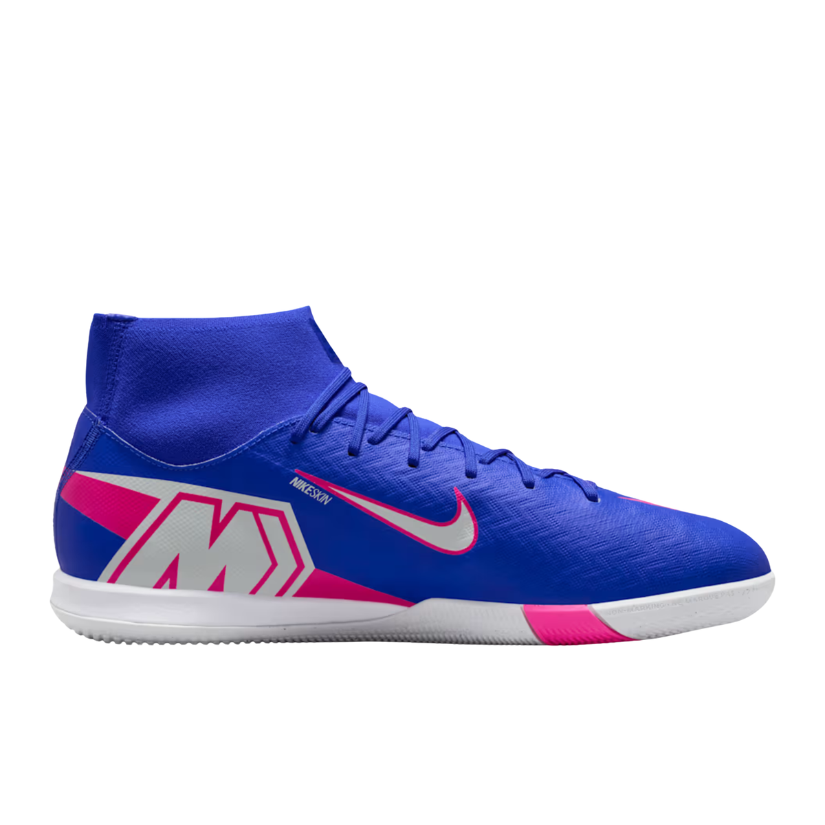 Nike Zoom Superfly 10 Academy Turf Soccer Shoes (Racer Blue/White)