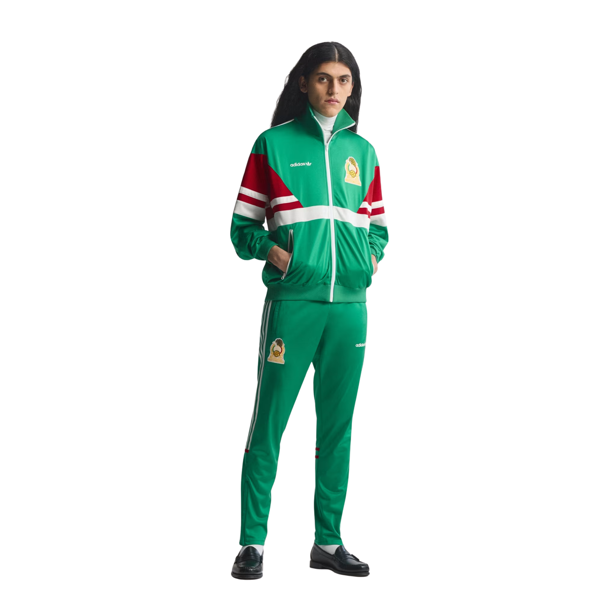 adidas Mexico 86 Retro Track Top Jacket (Green)