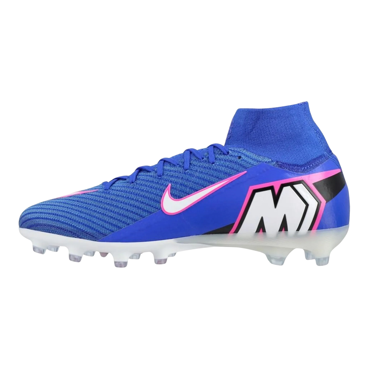 Nike Zoom Superfly 10 Elite AG-Pro Soccer Cleats (Racer Blue/White)