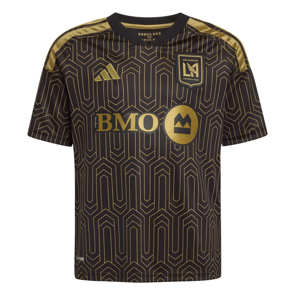 adidas Youth LAFC 26/27 Home Replica Jersey (Black/Gold)