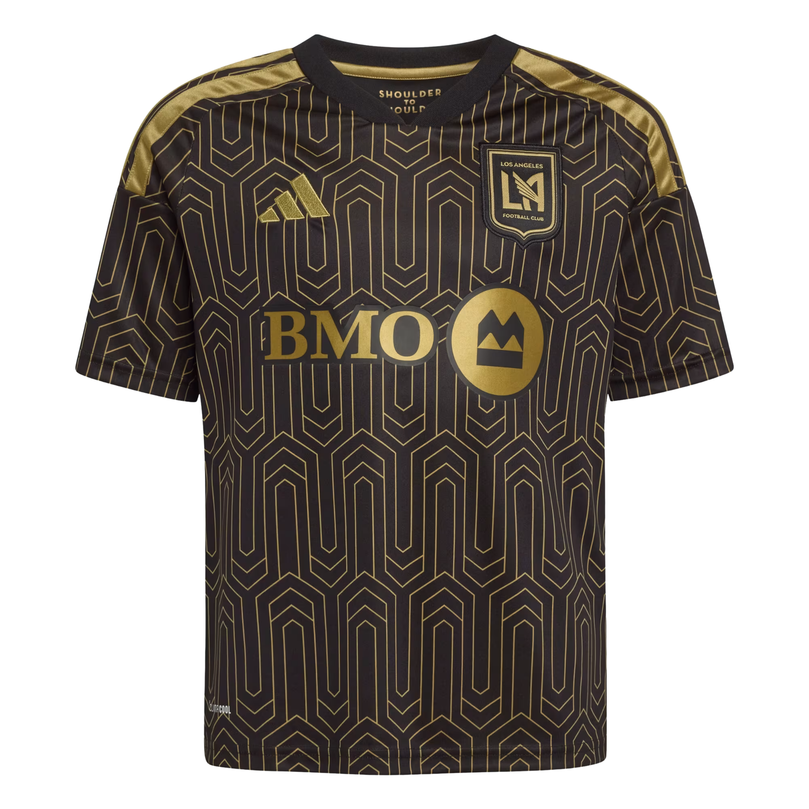 adidas Youth LAFC 26/27 Home Replica Jersey (Black/Gold)