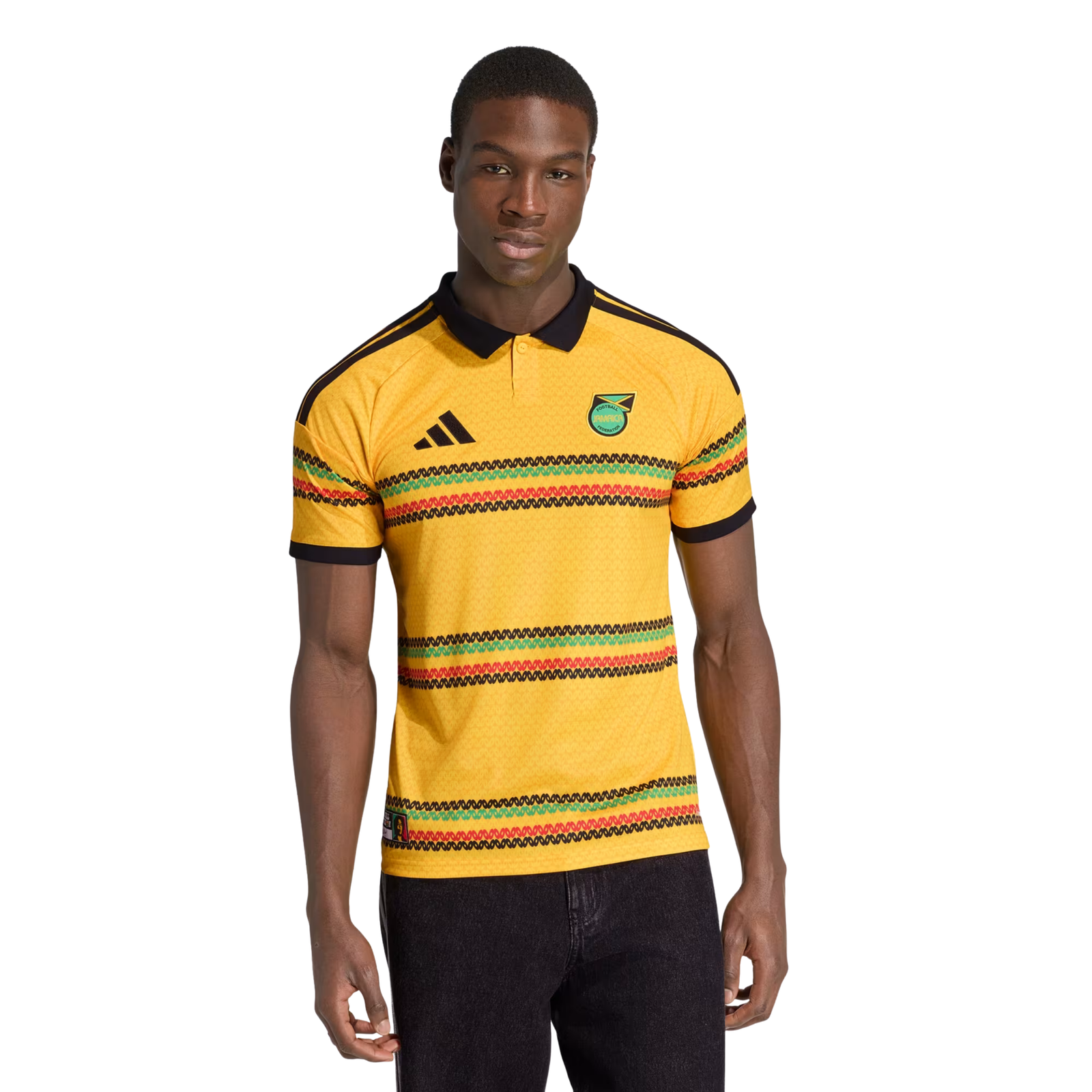 adidas Men's Jamaica 2026 Home Jersey (Bold Gold)