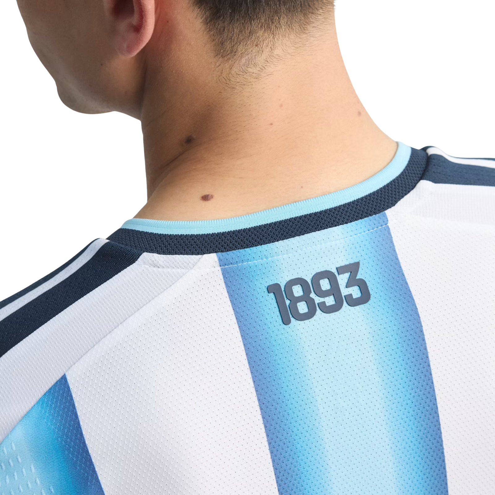 adidas Argentina Long Sleeve Authentic Home Long Sleeve Jersey 2026 (White/Icey Blue/Light Blue)