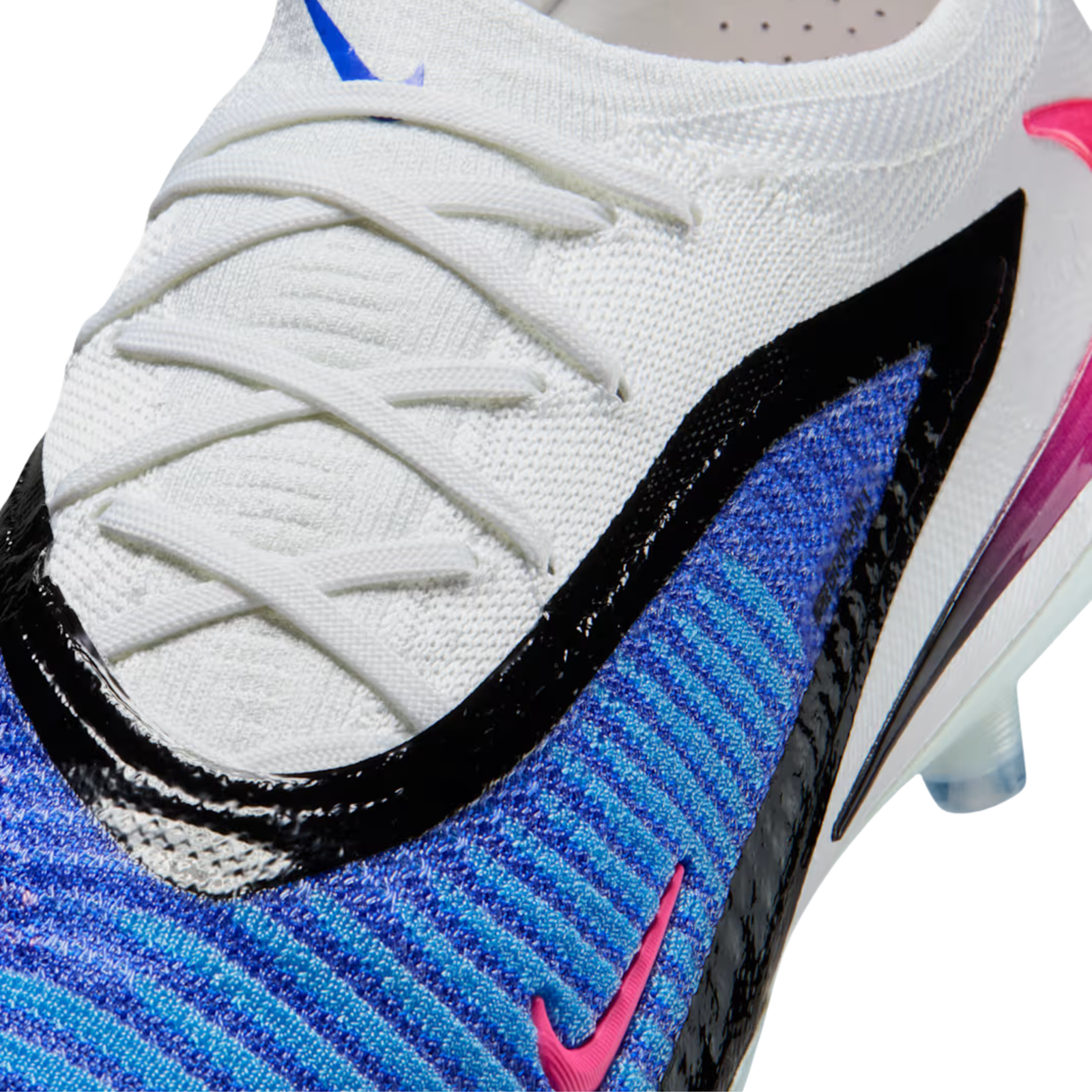 Nike Phantom 6 Low Elite AG-Pro Soccer Cleats (Racer Blue/Pink Blast/White)