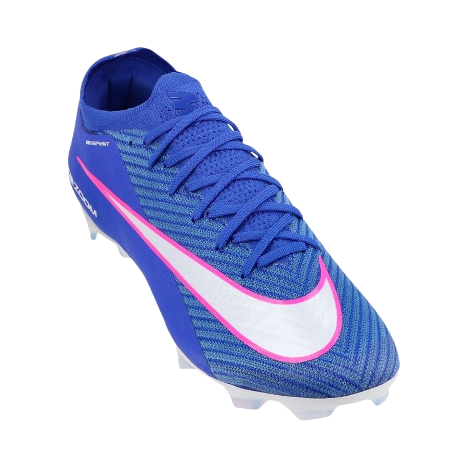 Nike Zoom Vapor 16 Elite FG Soccer Cleats (Racer Blue/White)