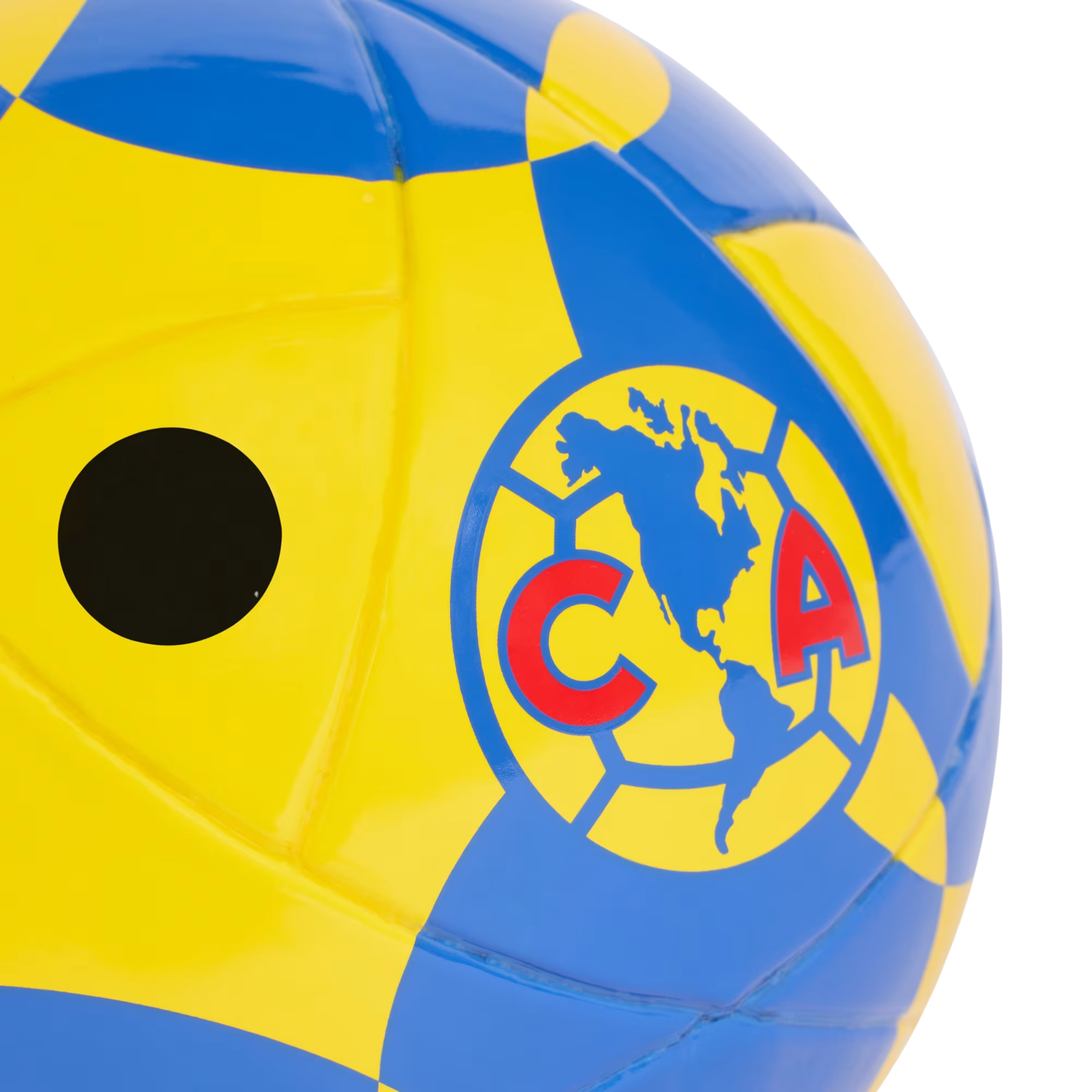 adidas Club América Mini Soccer Ball (Yellow/Black/Blue/Red)