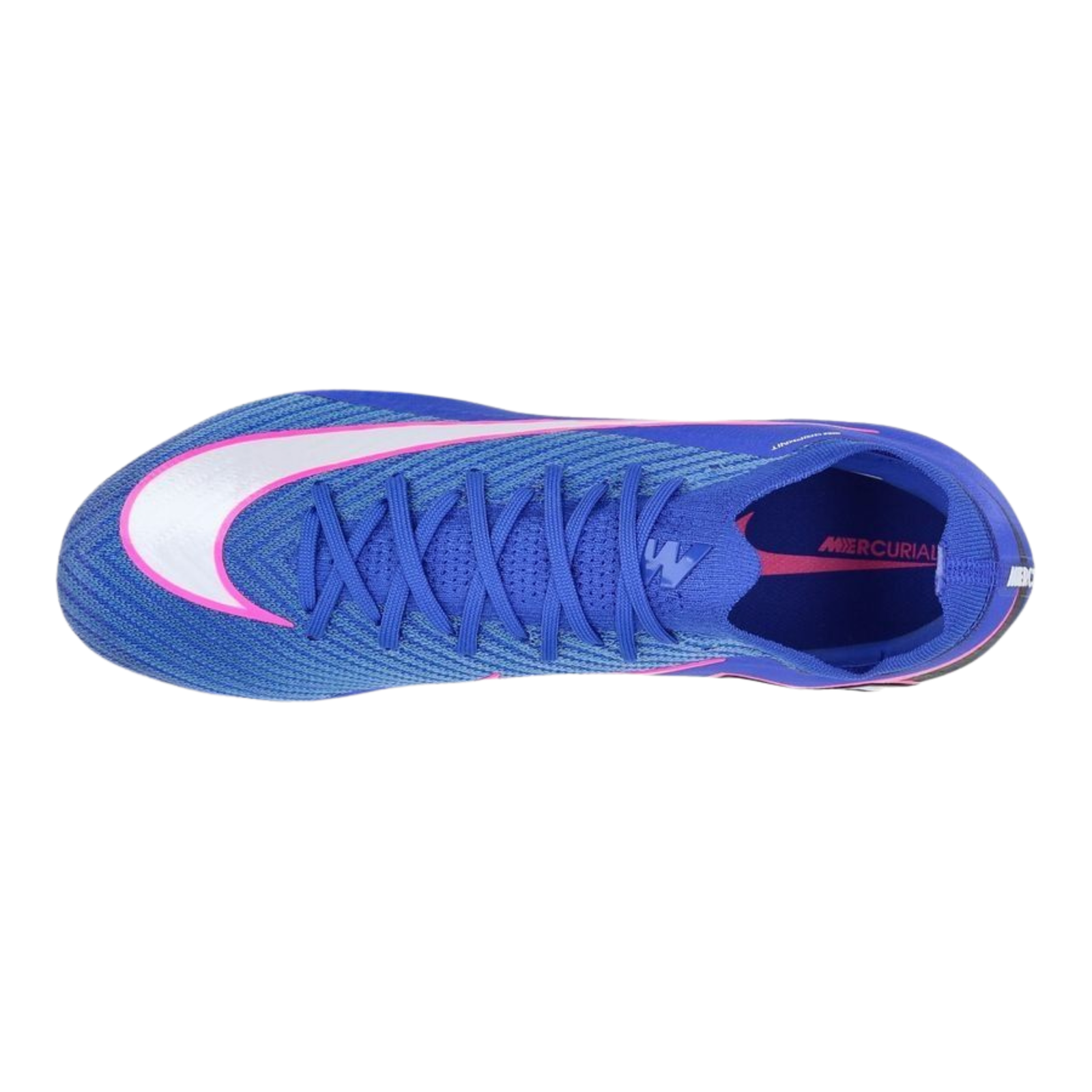 Nike Zoom Vapor 16 Elite FG Soccer Cleats (Racer Blue/White)