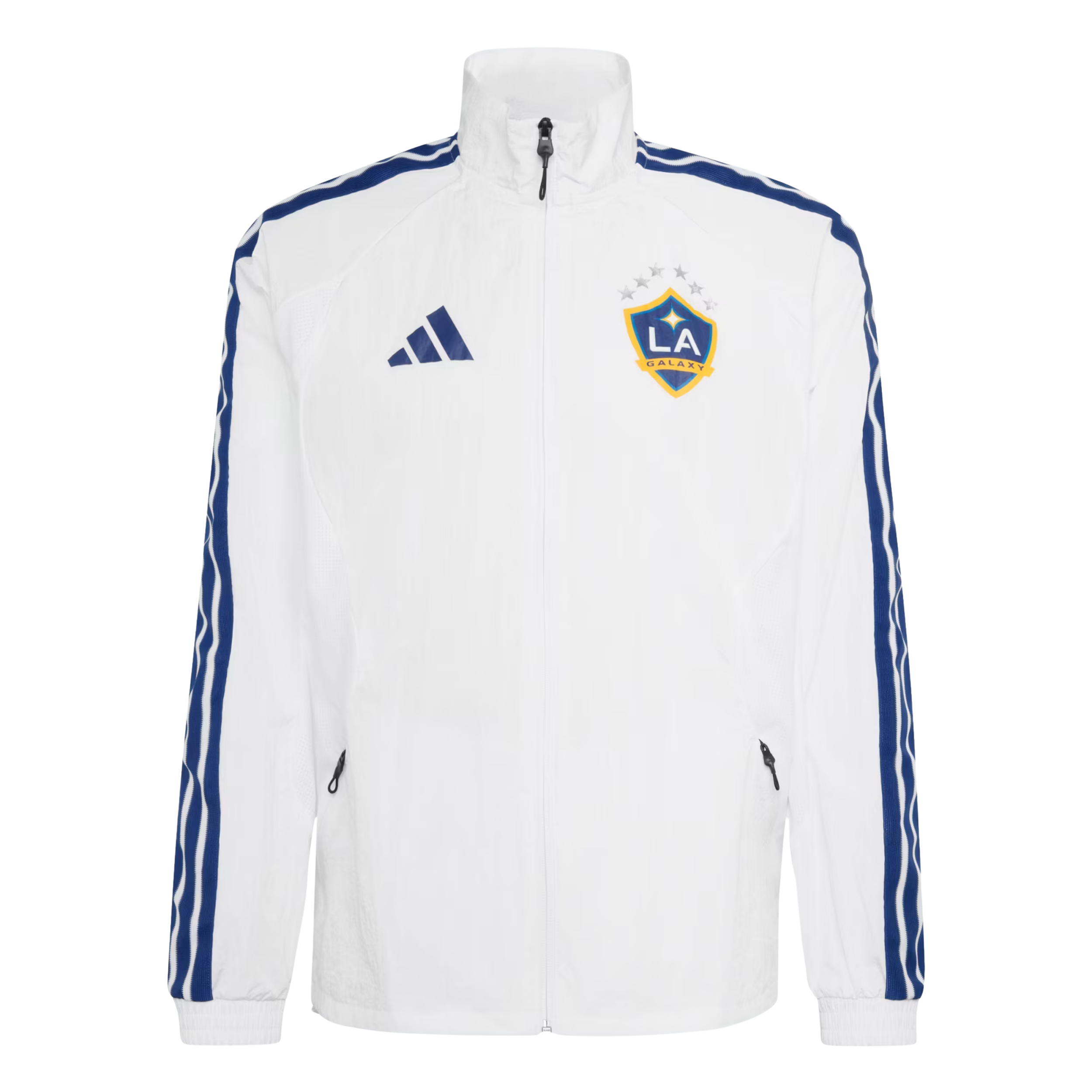 adidas LA Galaxy 26/27 Anthem Jacket (White/Dark Blue)