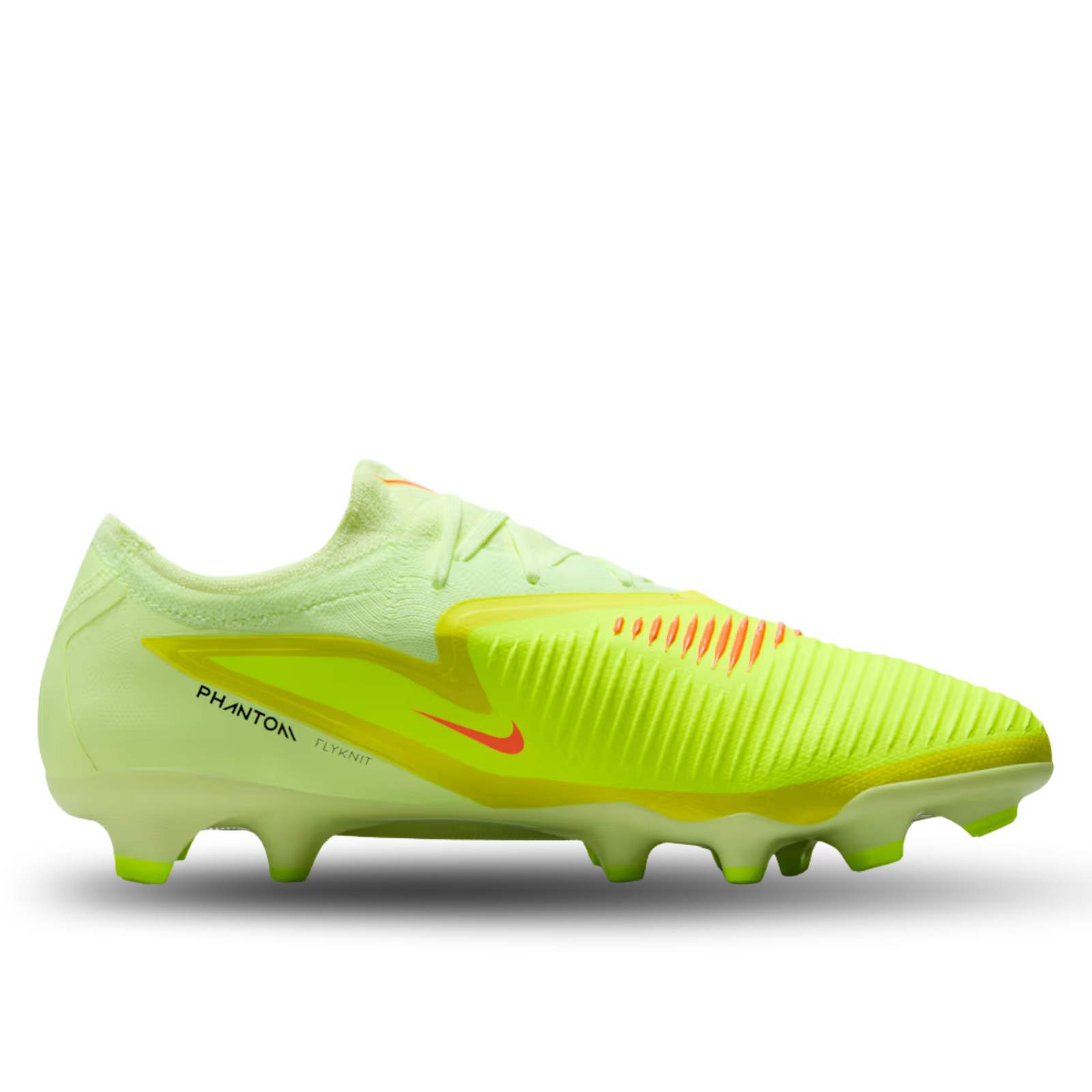 Nike Phantom 6 Low Pro Firm Ground Soccer Cleats (Hyper Crimson/Black/Limelight)
