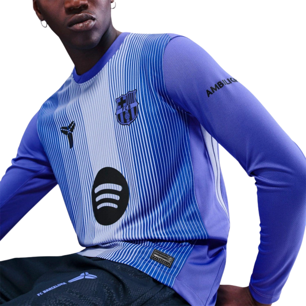 Nike Men's FC Barcelona x Kobe Bryant Goalkeeper Jersey 26/27 (Persian Violet/Black)