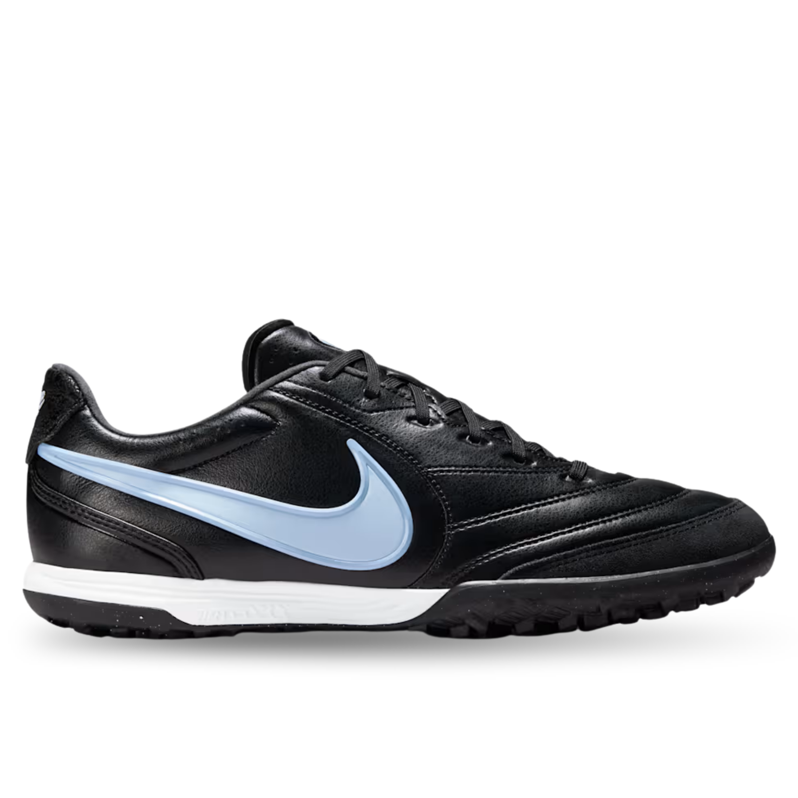 Nike Tiempo Ligera Pro Turf Soccer Shoes (Black/Obsidian/Ice Blue)
