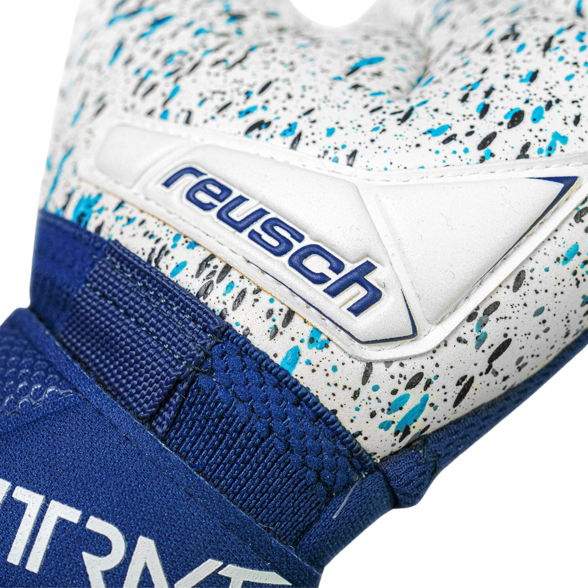 Reusch Attrakt Freegel Fusion Ortho-Tec Goalkeeper Gloves (Premium Blue/White Protection)