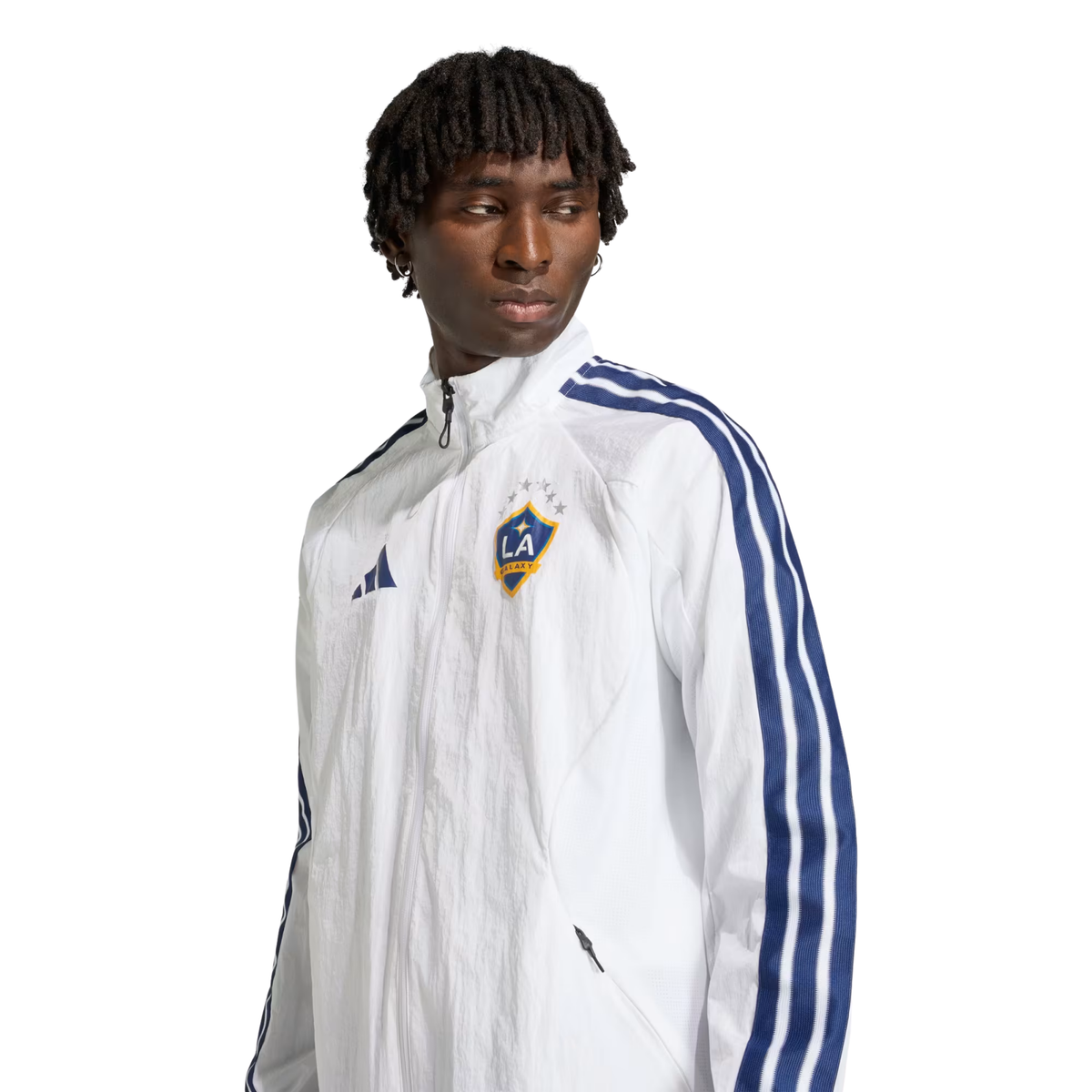 adidas LA Galaxy 26/27 Anthem Jacket (White/Dark Blue)
