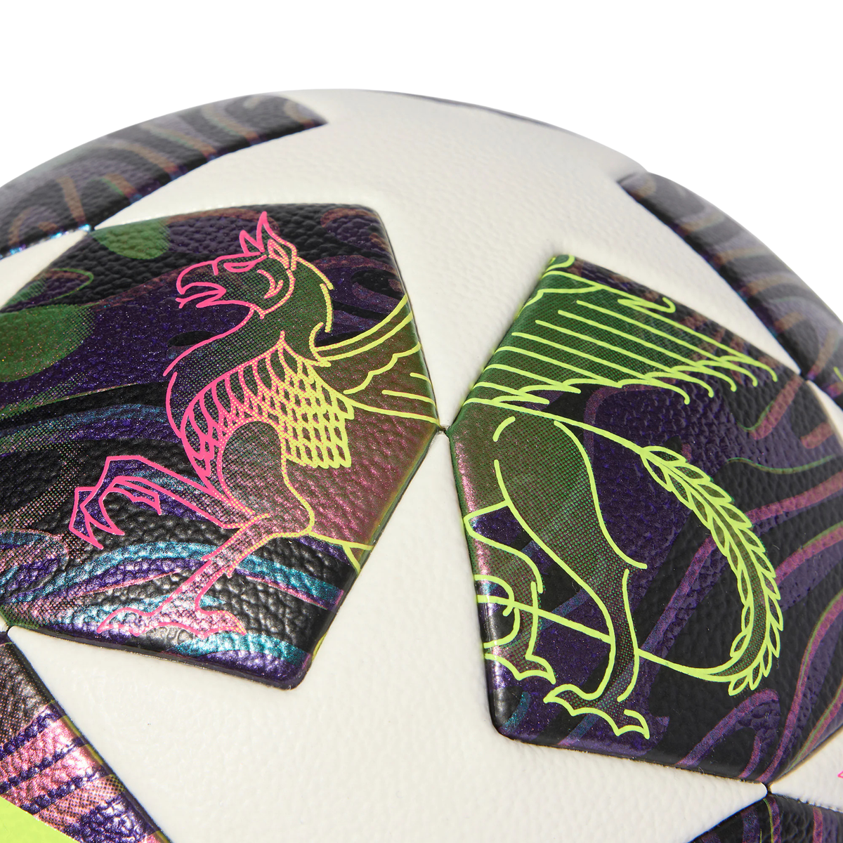 adidas UCL 25/26 Competition Final Soccer Ball (Dark Purple/White/Solar Yellow)