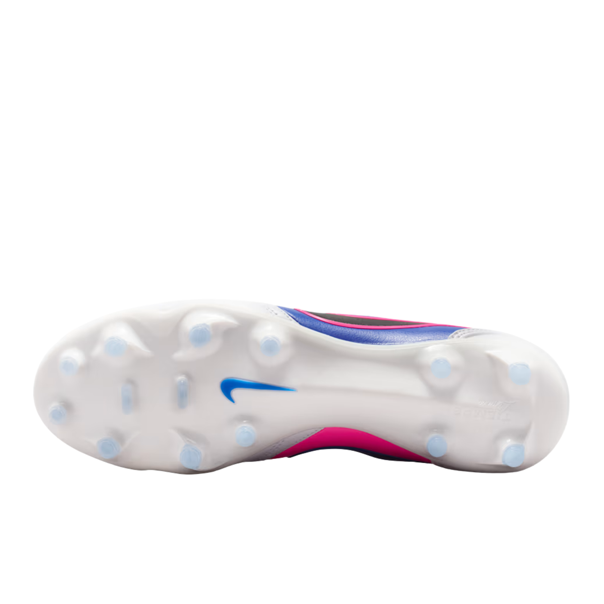 Nike Tiempo Ligera Pro Soccer Cleats (White/Black/Racer Blue)