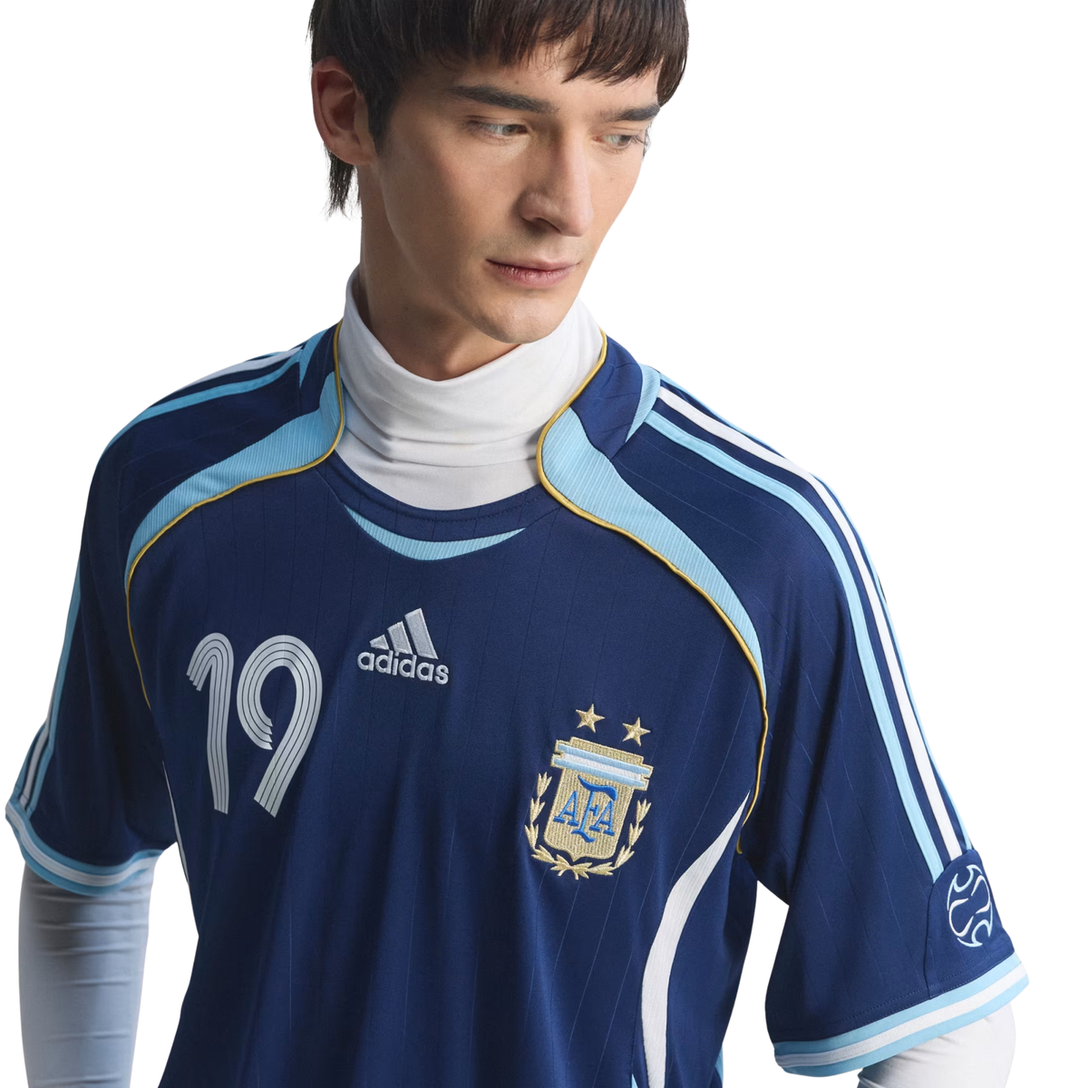 adidas Argentina Lionel Messi 2006 Away Jersey (Dark Blue)