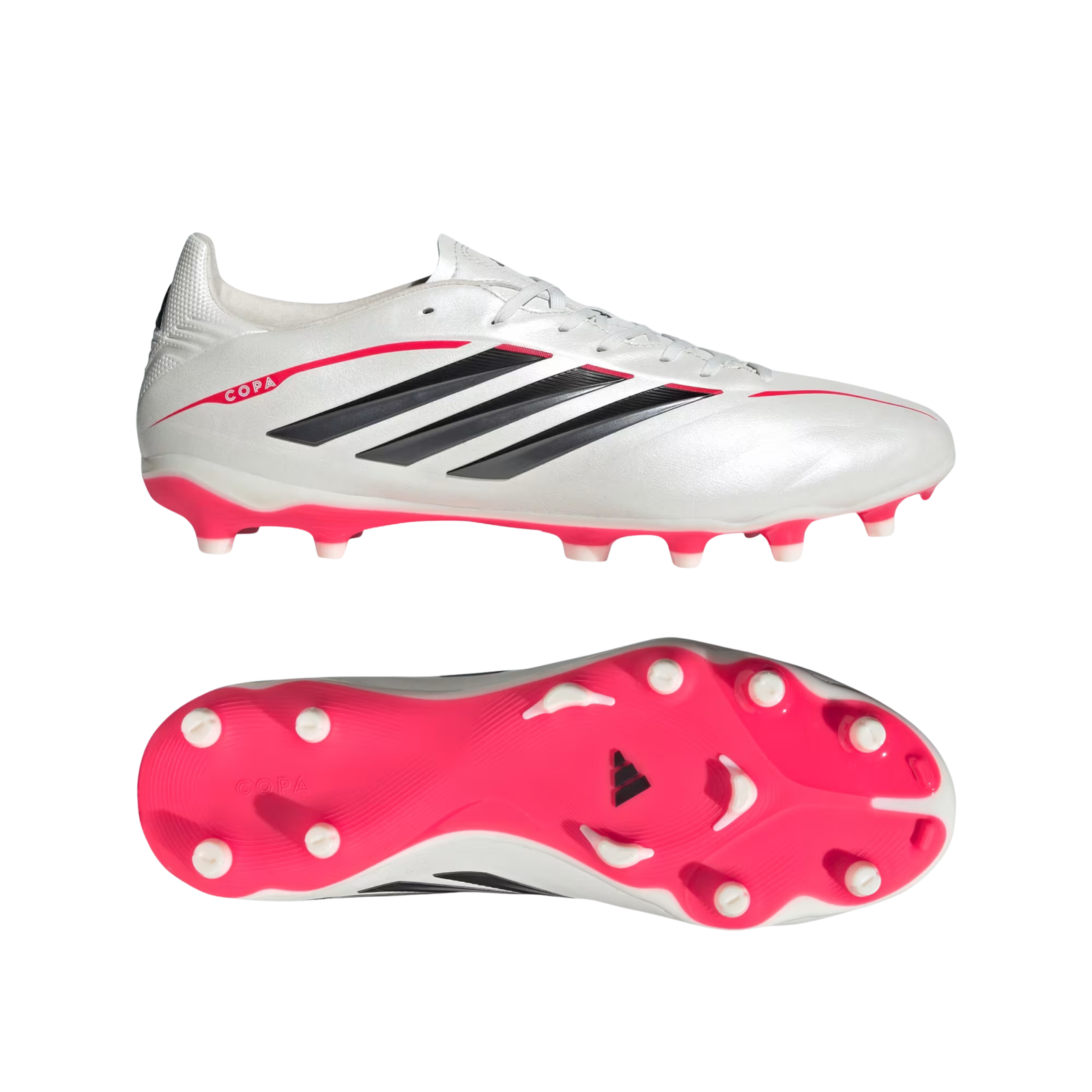 adidas Copa Pure IV League FG Soccer Cleats (Zero Metallic/Black/Lucid Red)
