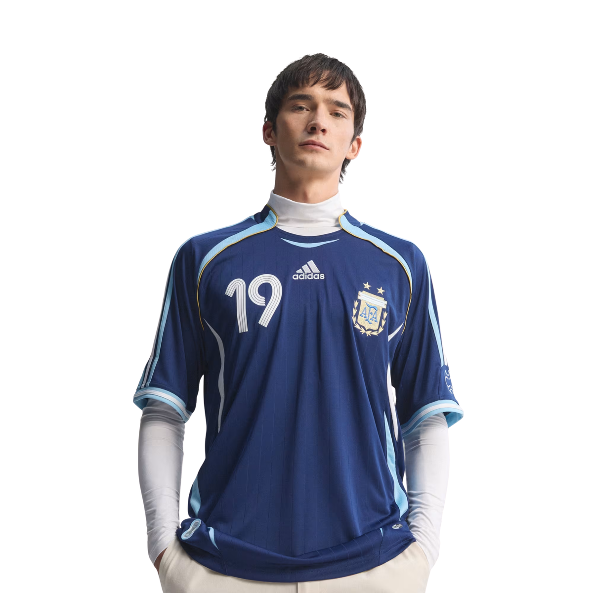 adidas Argentina Lionel Messi 2006 Away Jersey (Dark Blue)